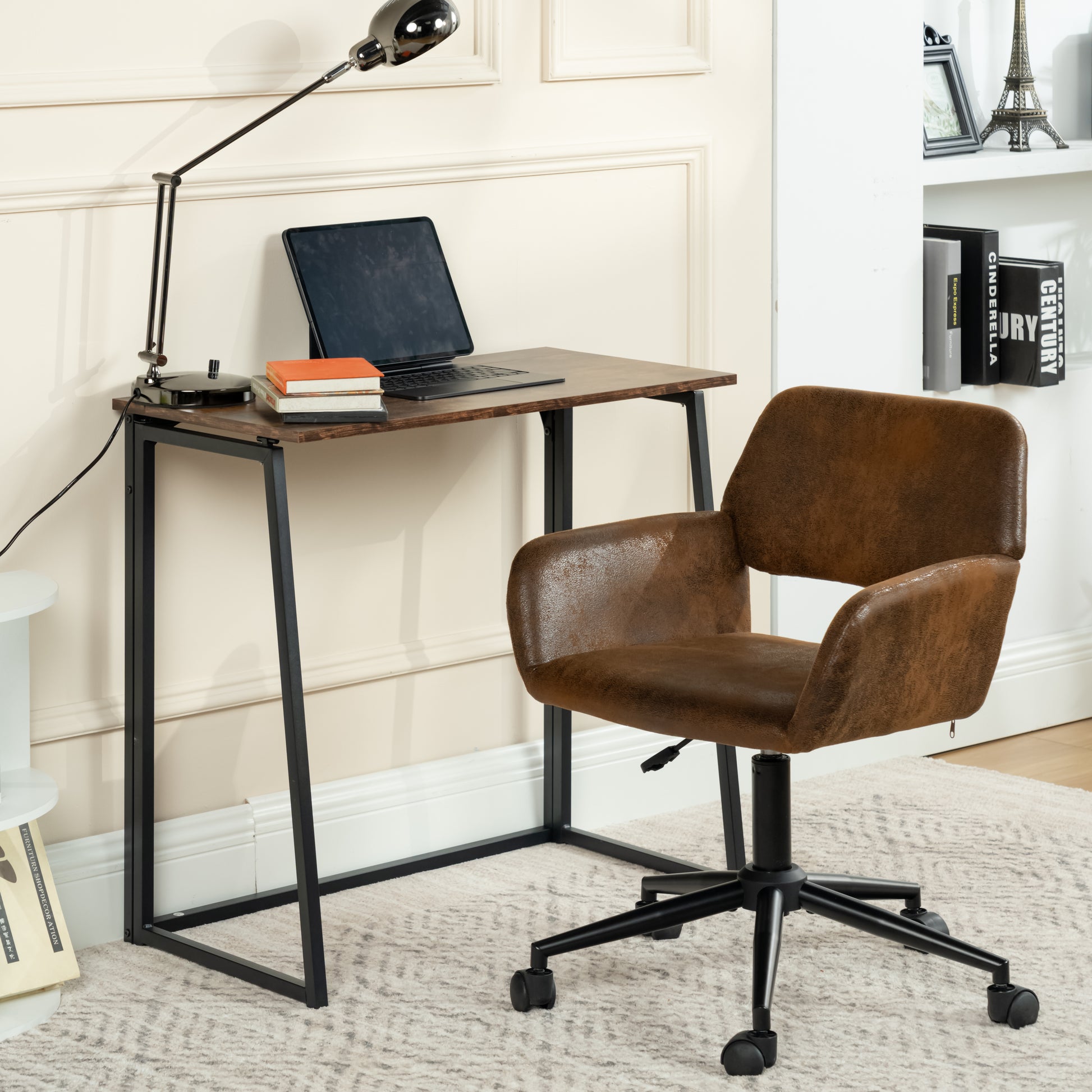 360 Degree Swivel Task Chair with Ergonomic Design, Height Adjustable For Living Room-Homy Casa - HomyCasa
