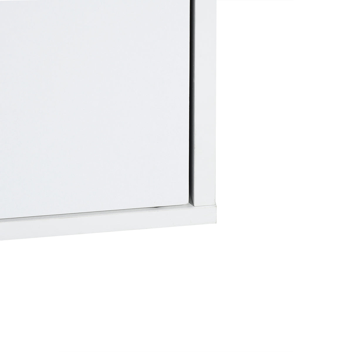 Rozier Tall Narrow Storage Cabinet With Doors and Shelves Space Saving Floor Cabinet for Bathroom Living Room Home Office