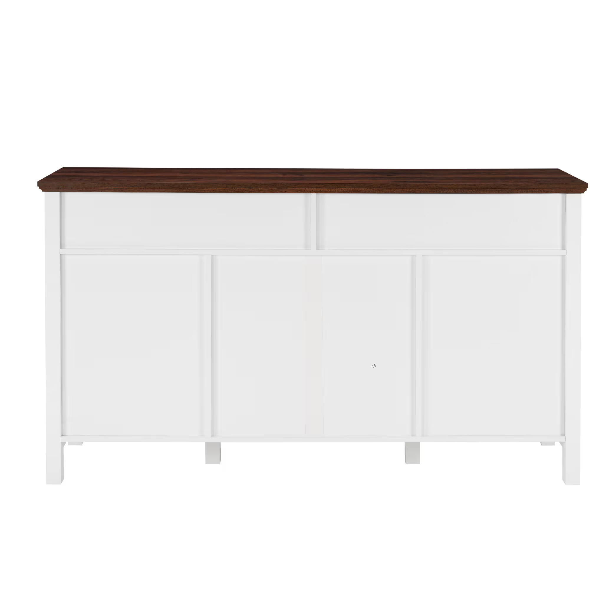 Trieste Modern Farmhouse TV Stand with Storage Cabinets