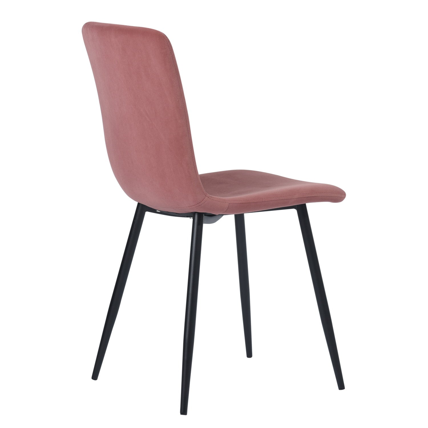 Homy Casa SCARGILL 4PC Velvet Rose Dining Chair Open Box