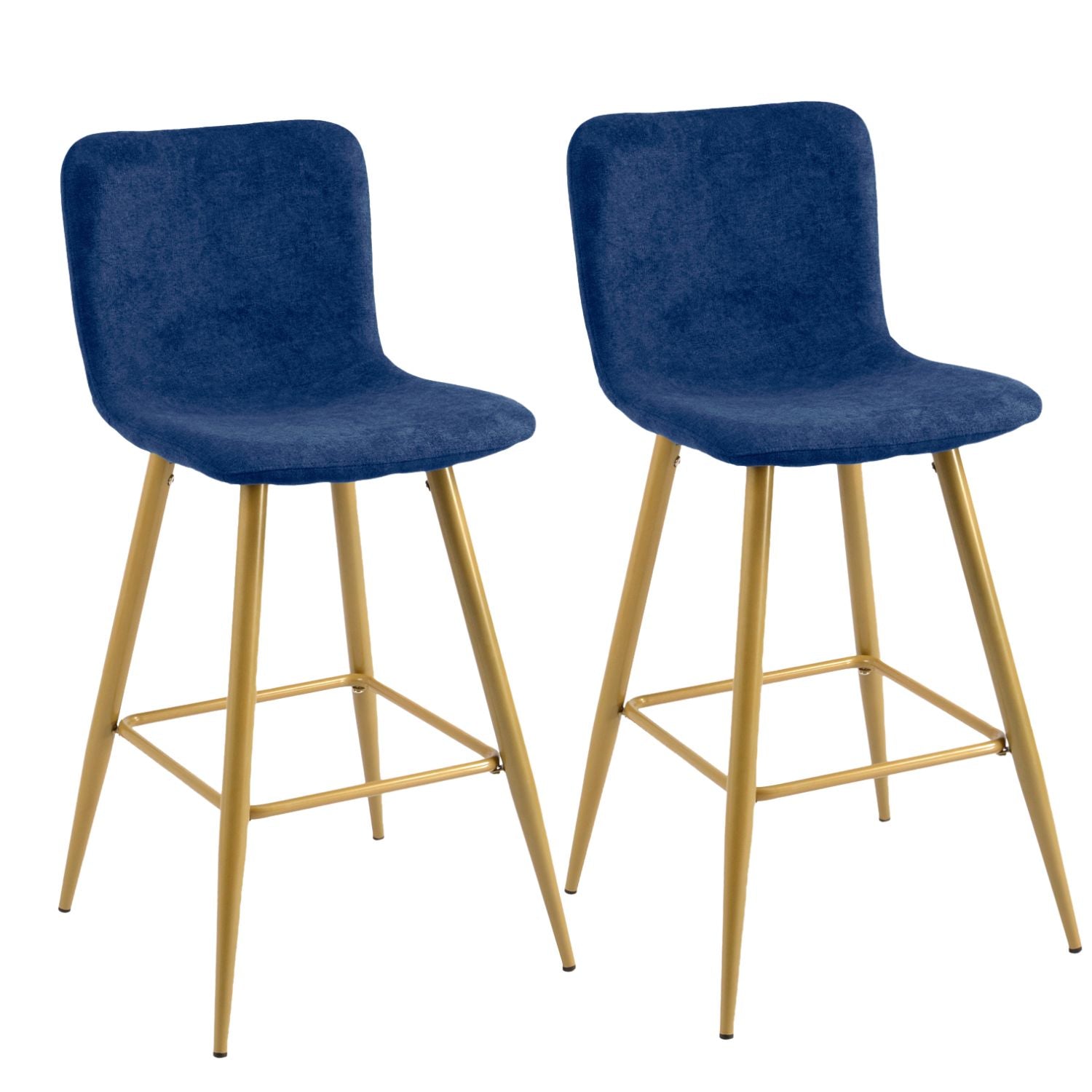 Homy Casa SCARGILL 2PC Counter Swivel Barstool Modern Seating for Kitchen or Bar Open Box