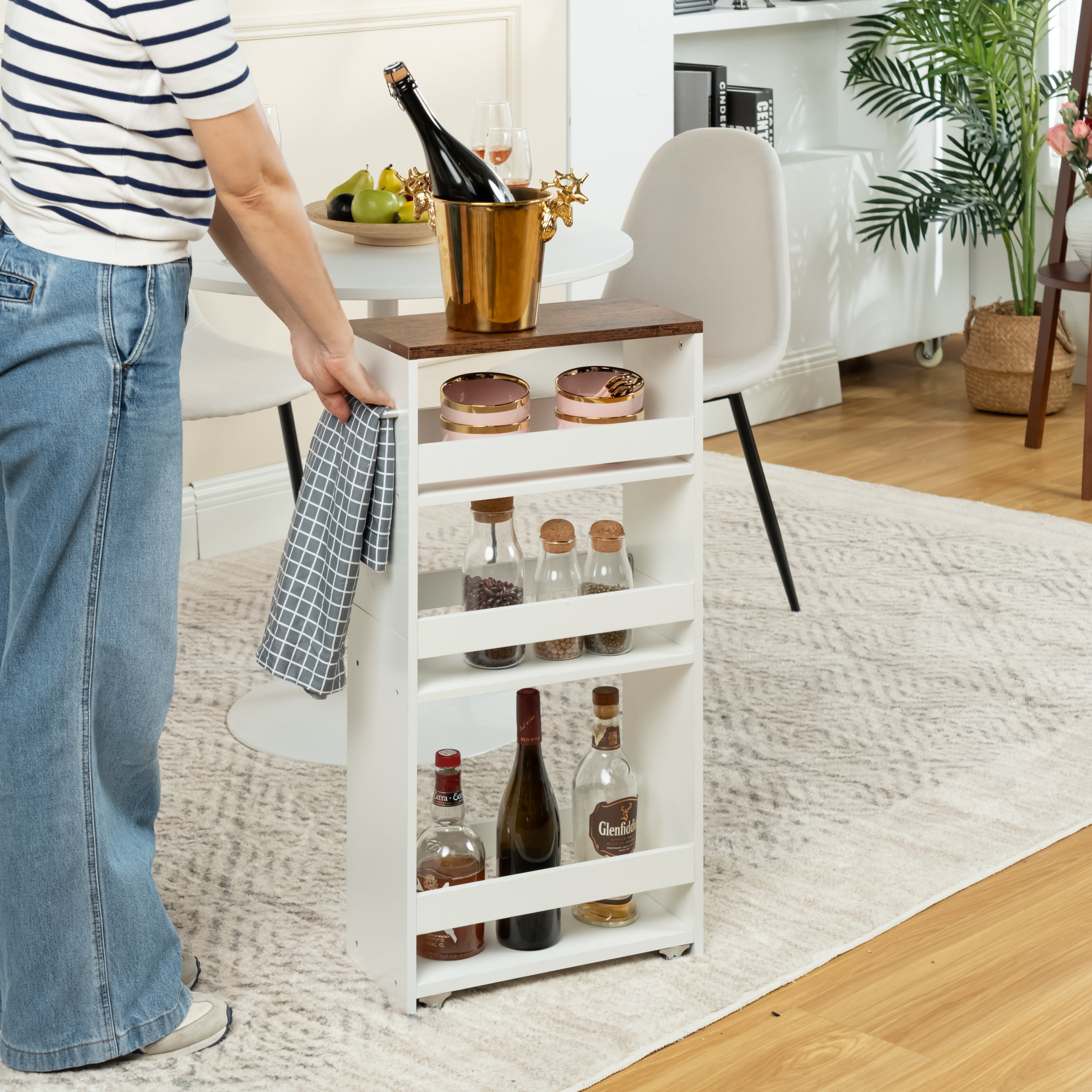 Skan 3-Tier Rolling Utility Cart