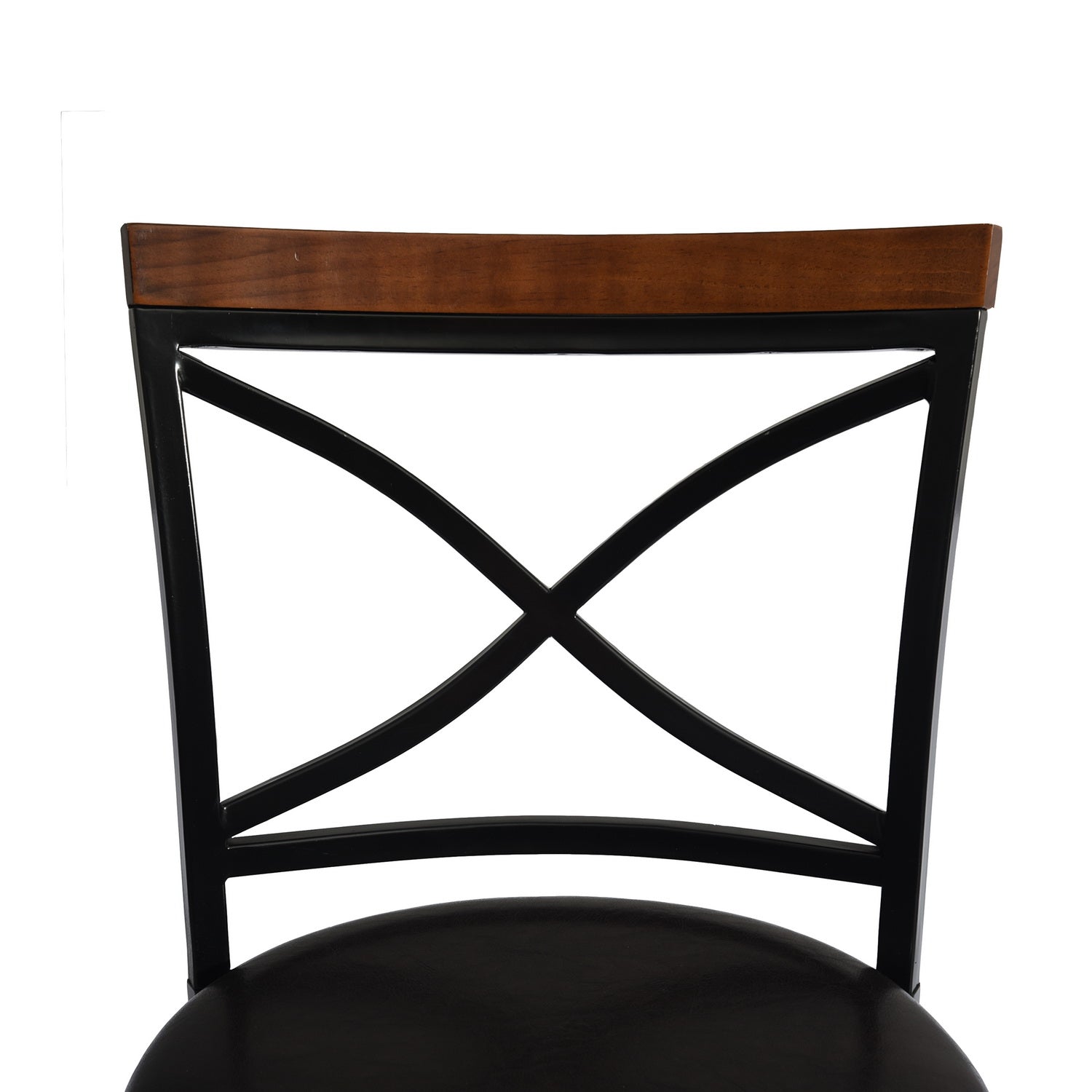 Homy Casa Spinach 42" Swivel Bar Stool, Black,Open Box