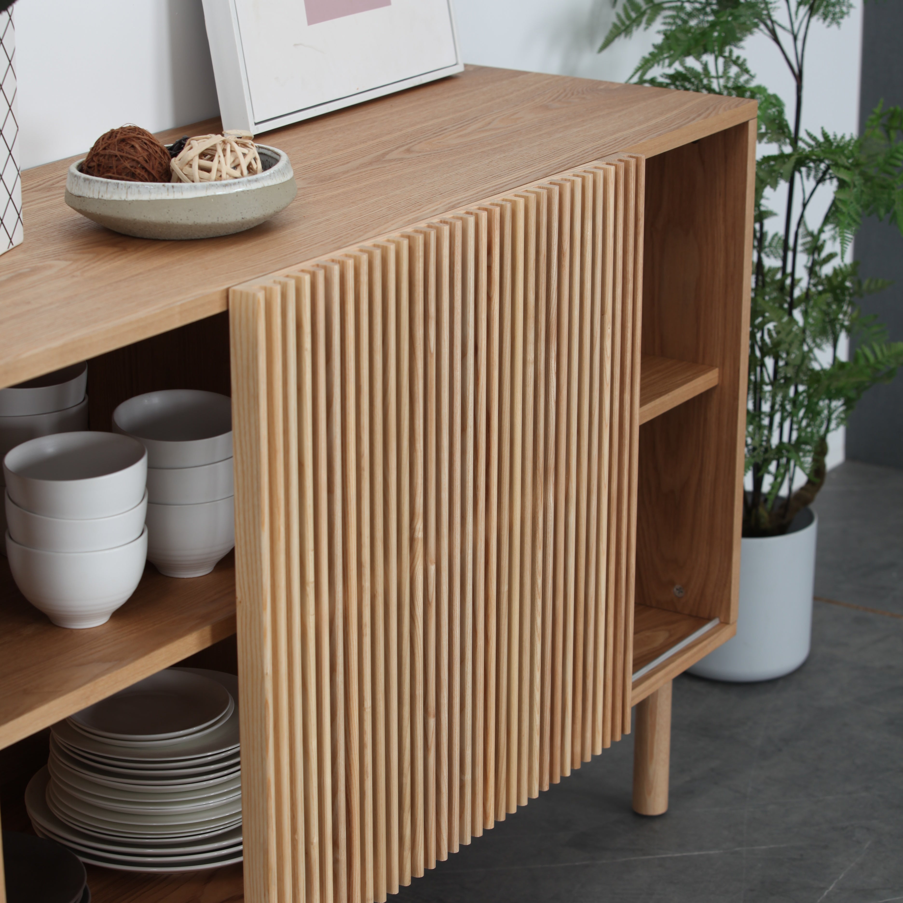 Sapporo Wooden Sideboard Storage Cabinet