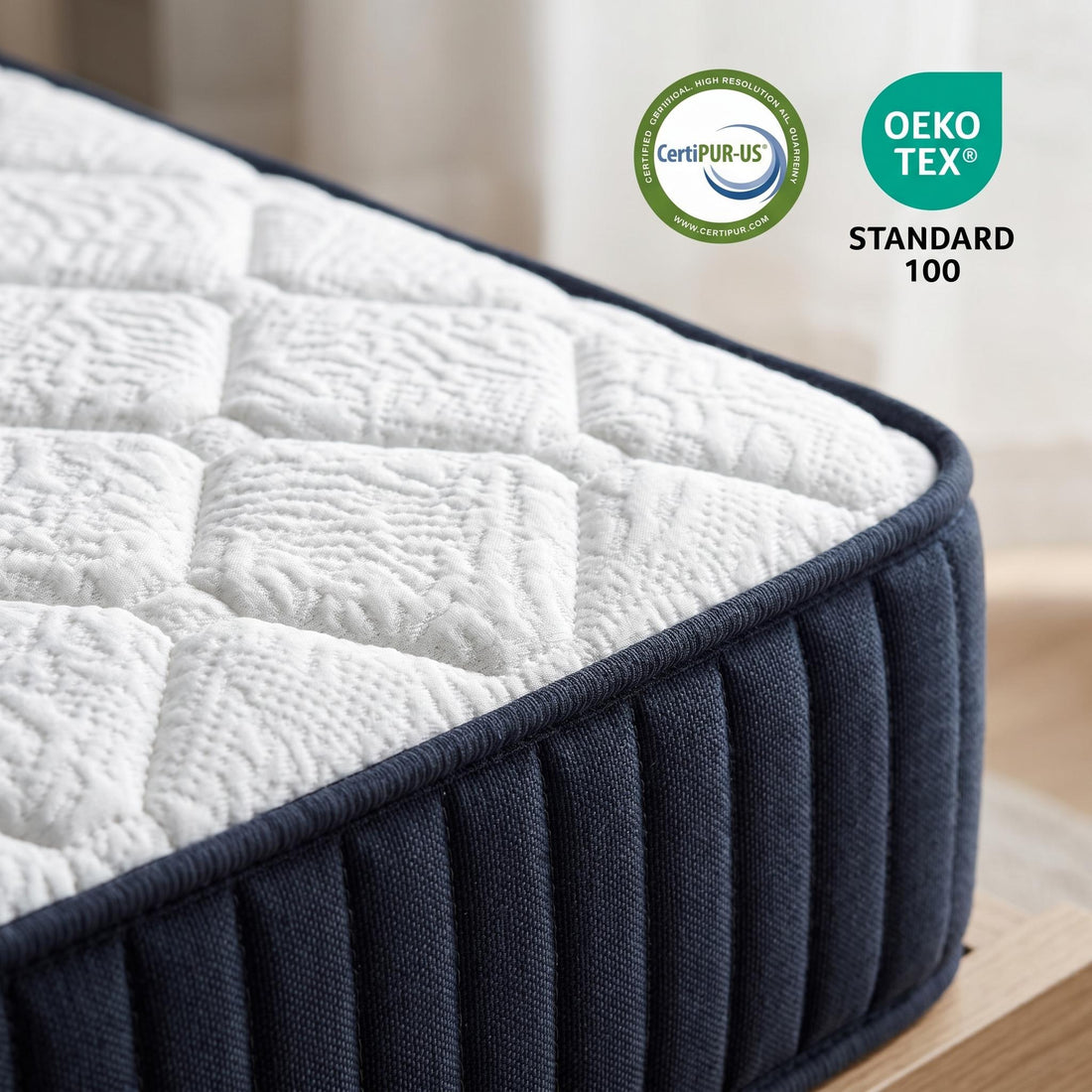 CertiPUR-US and OEKO-TEX Certified