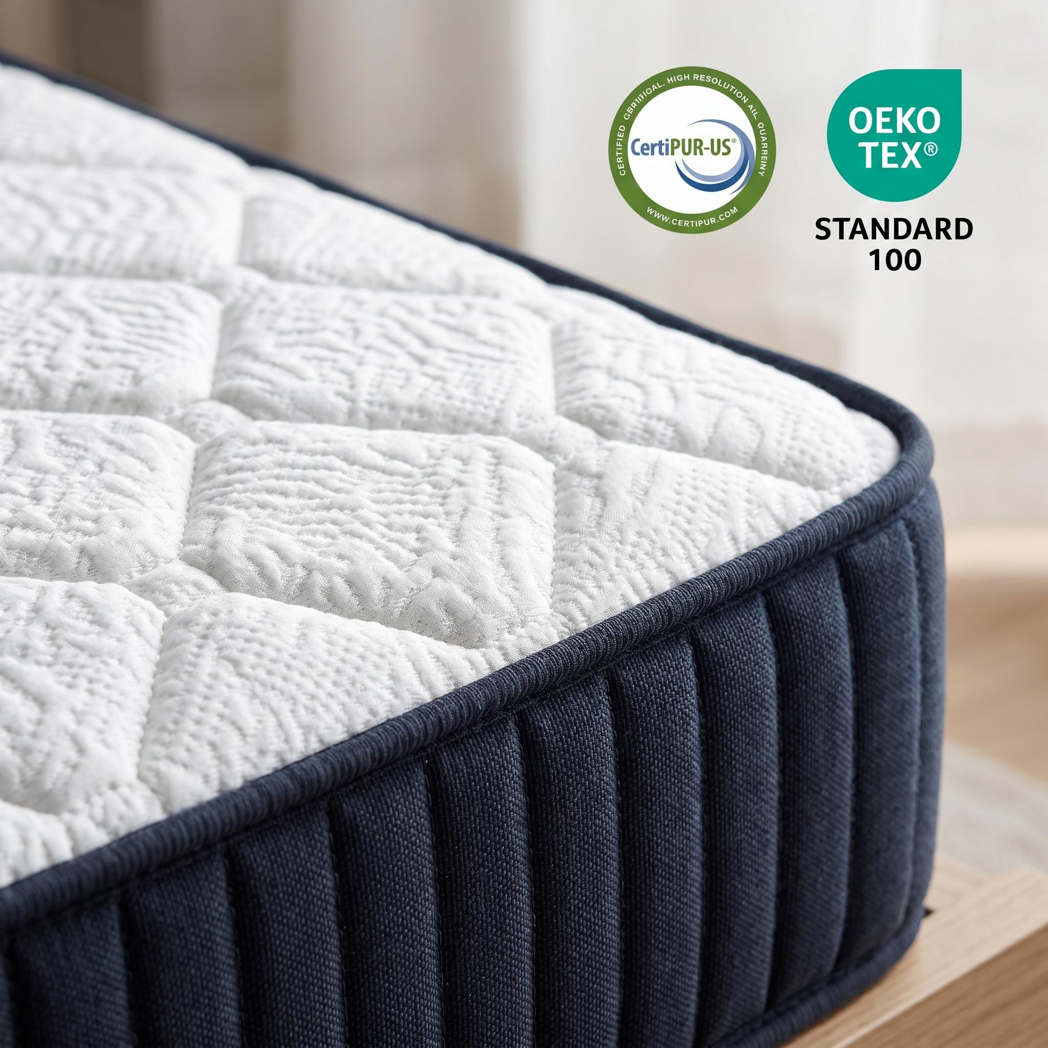 Seraphina 10" Full Size Hybrid Mattress with Gel Memory Foam and Pocket Coils