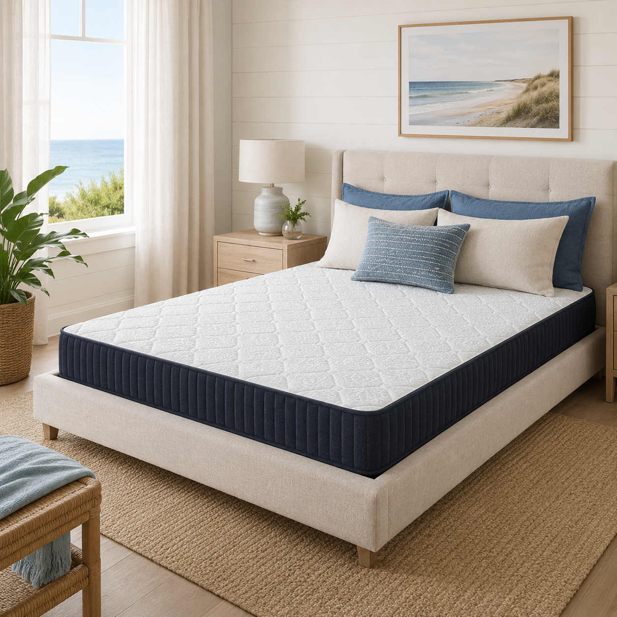 Seraphina 10" Full Size Hybrid Mattress with Gel Memory Foam and Pocket Coils