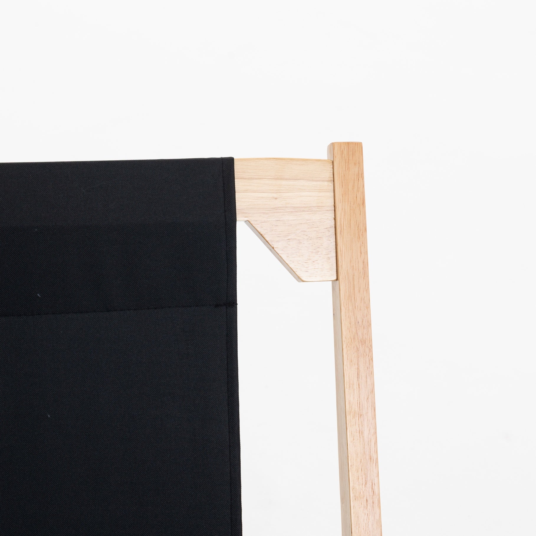 Sitka Armless Lounge Chair with Oversized Corduroy Cushion and Wood Frame