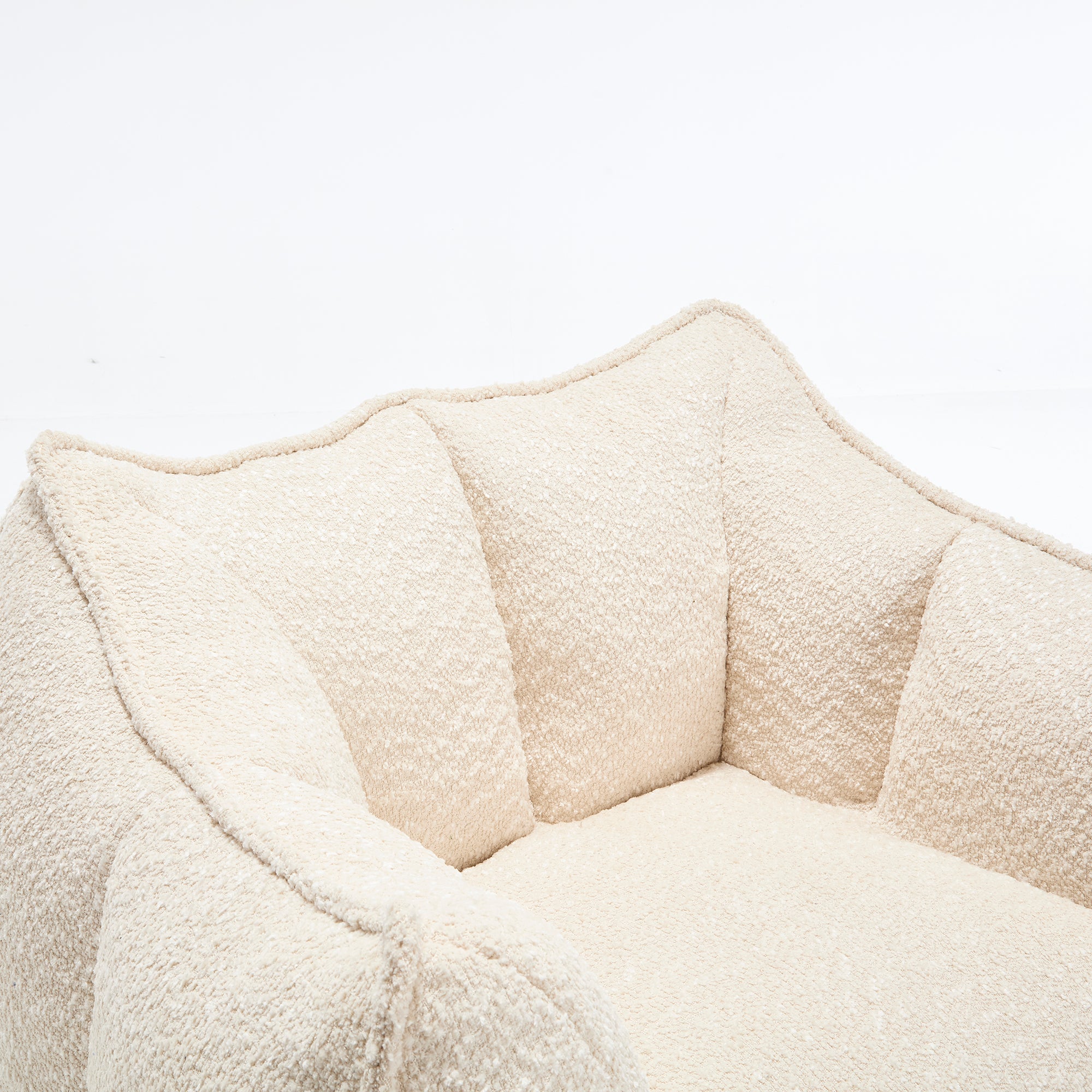 Tahoe Oversized Chenille Sofa Chair Bean Bag Chair