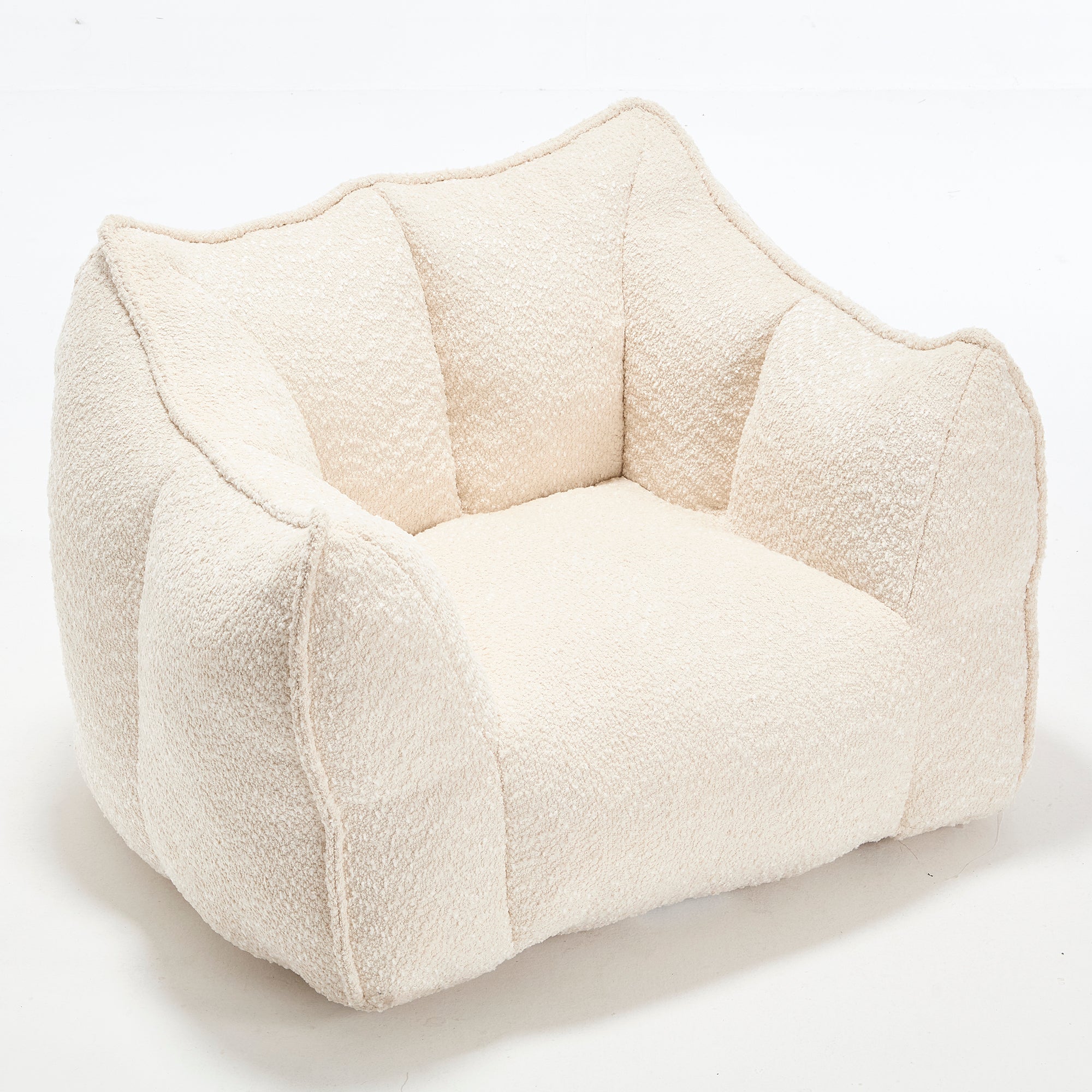 Tahoe Oversized Chenille Sofa Chair Bean Bag Chair