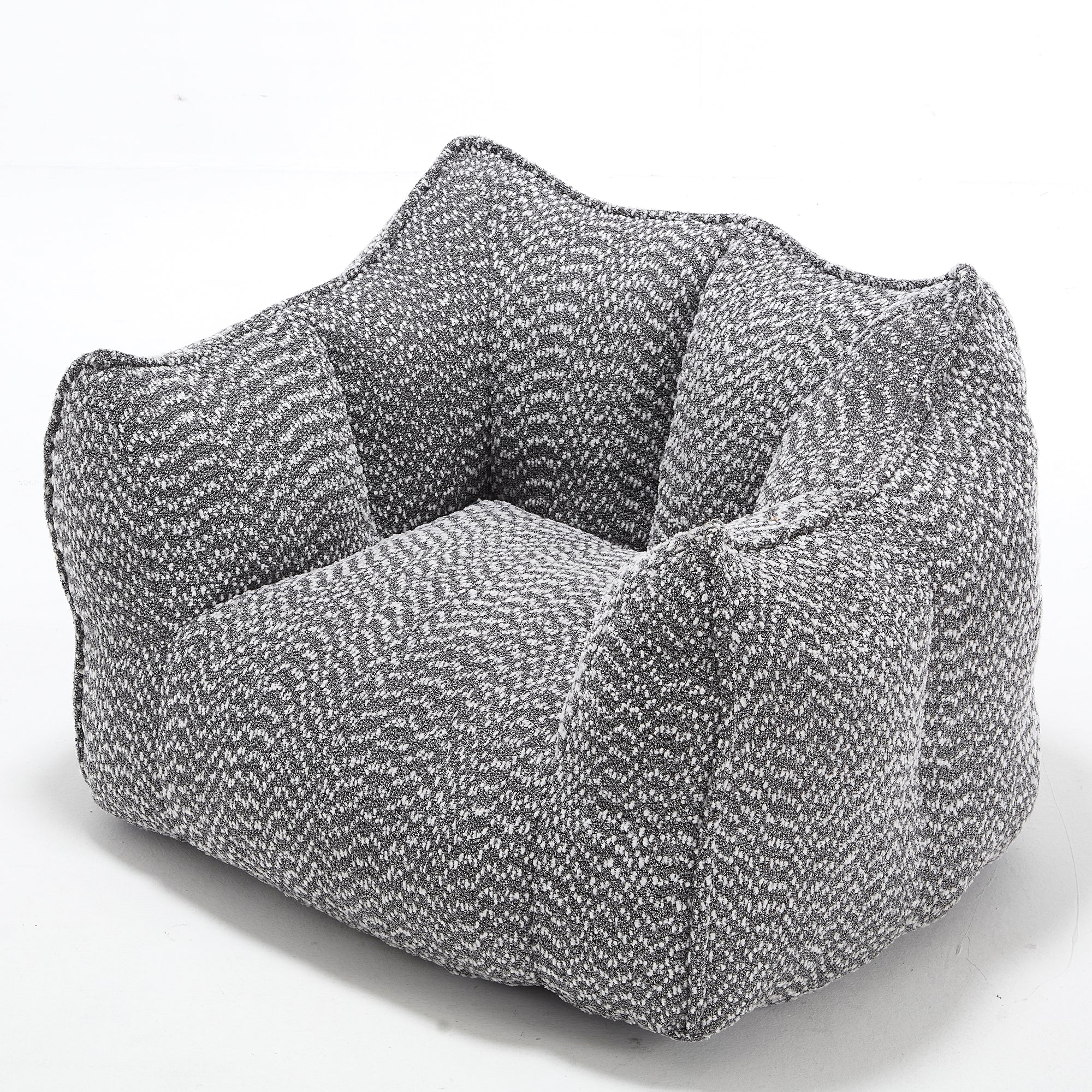 Tahoe Oversized Chenille Sofa Chair Bean Bag Chair