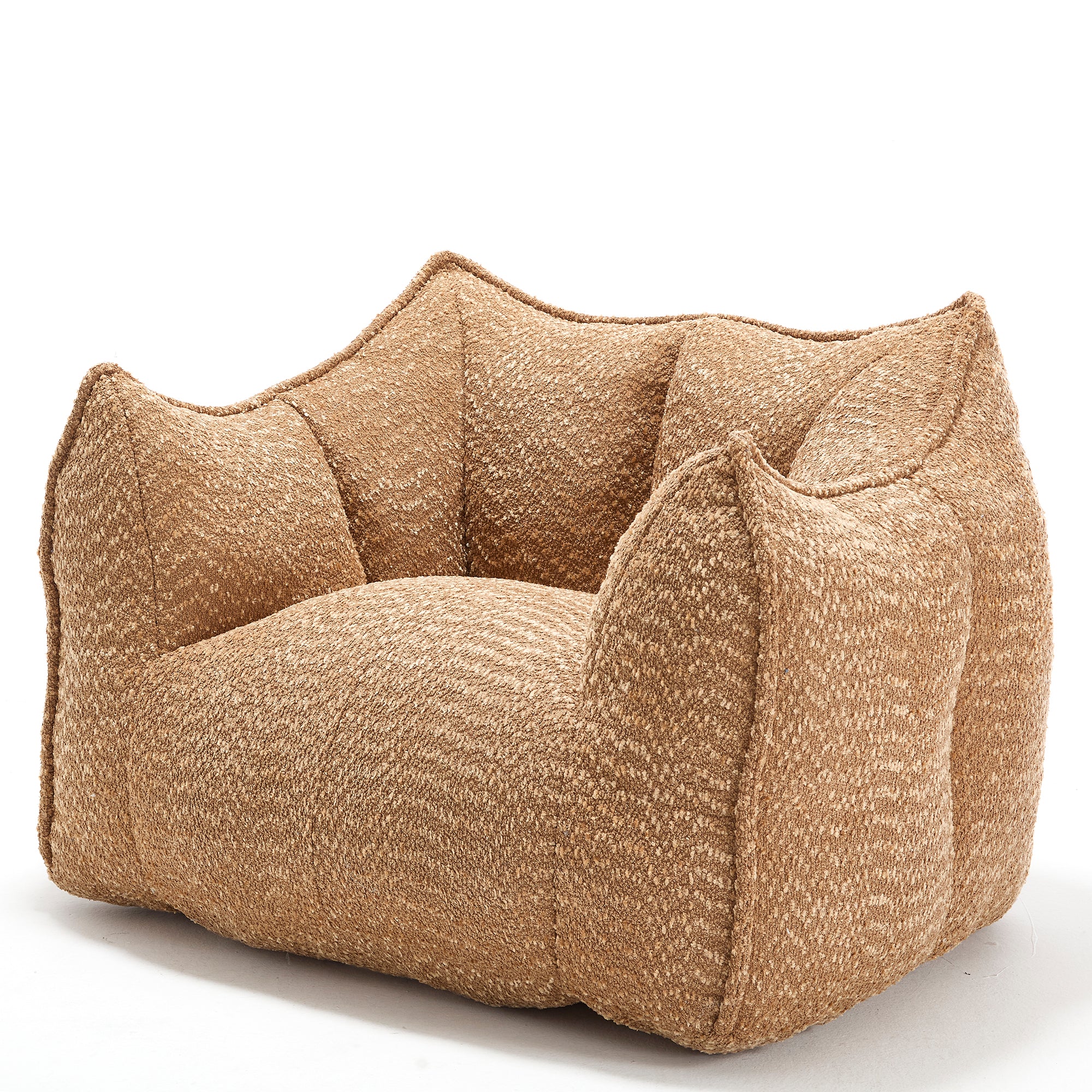 Tahoe Oversized Chenille Sofa Chair Bean Bag Chair