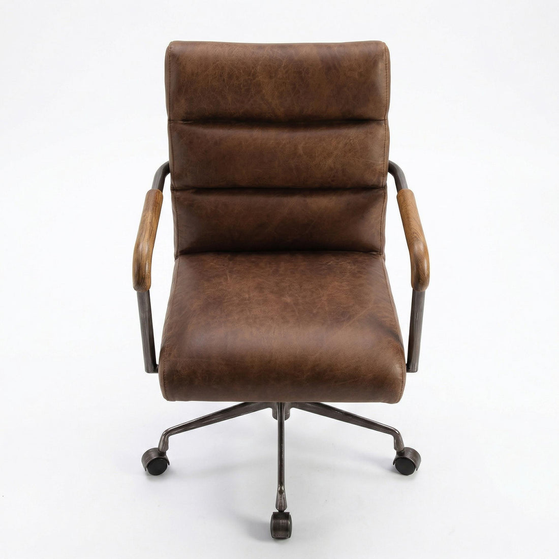 Wood-Capped Armrests