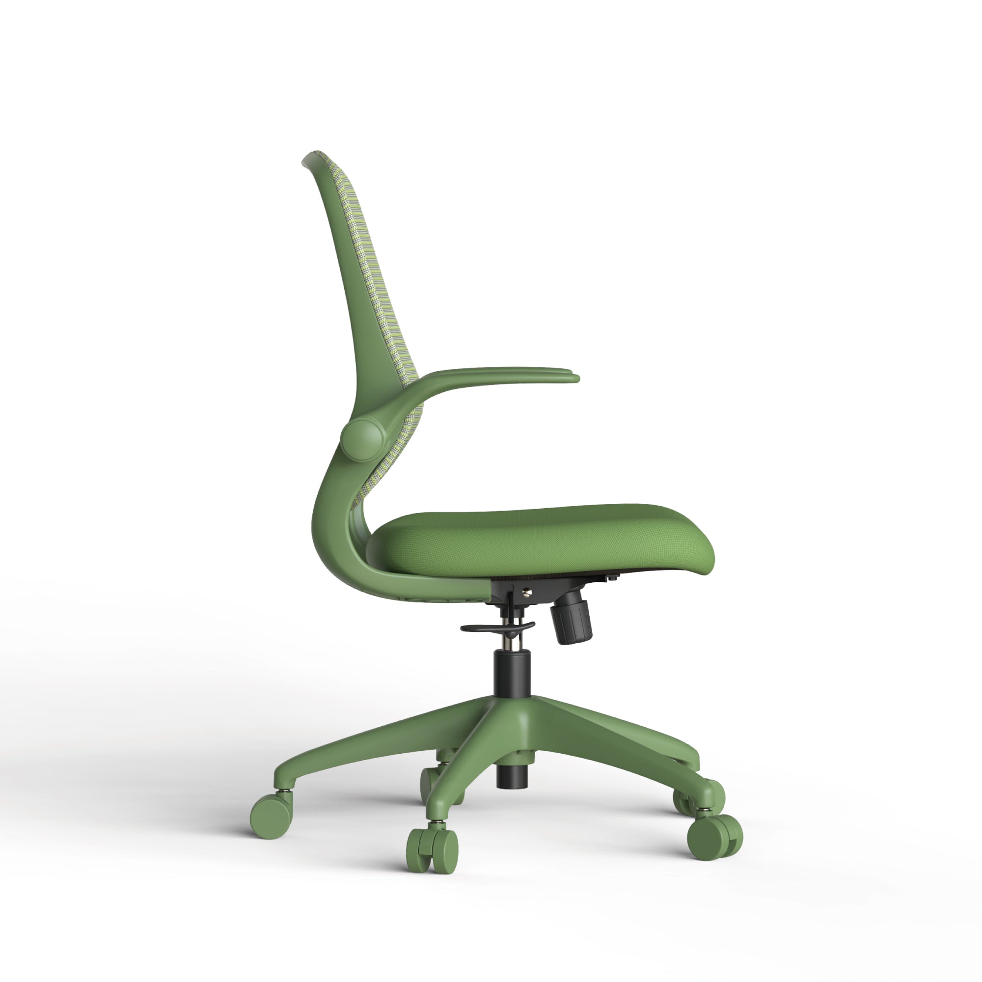 Verlon Ergonomic Mid Back Mesh Office Chair with Flip-Up Armrests