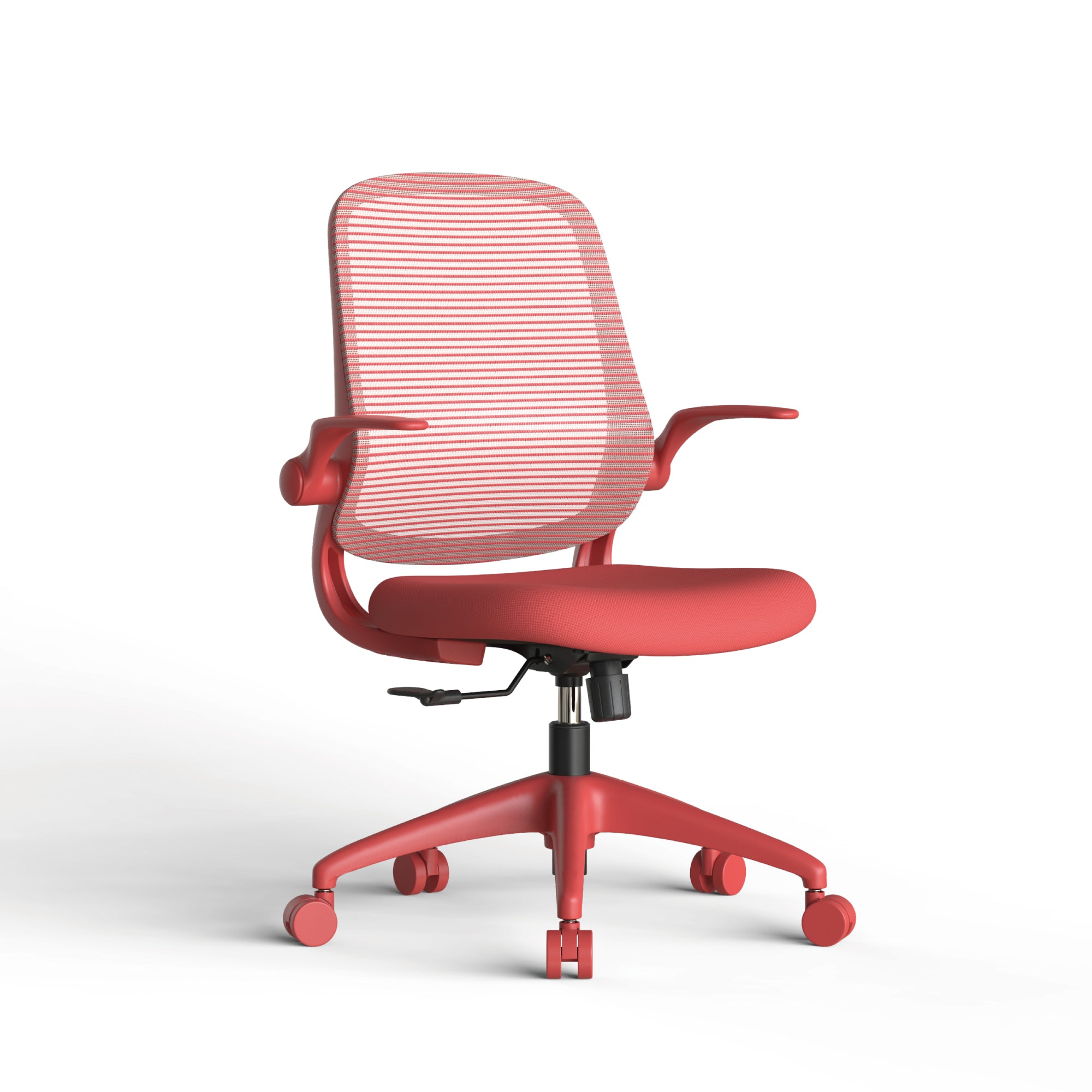Verlon Ergonomic Mid Back Mesh Office Chair with Flip-Up Armrests