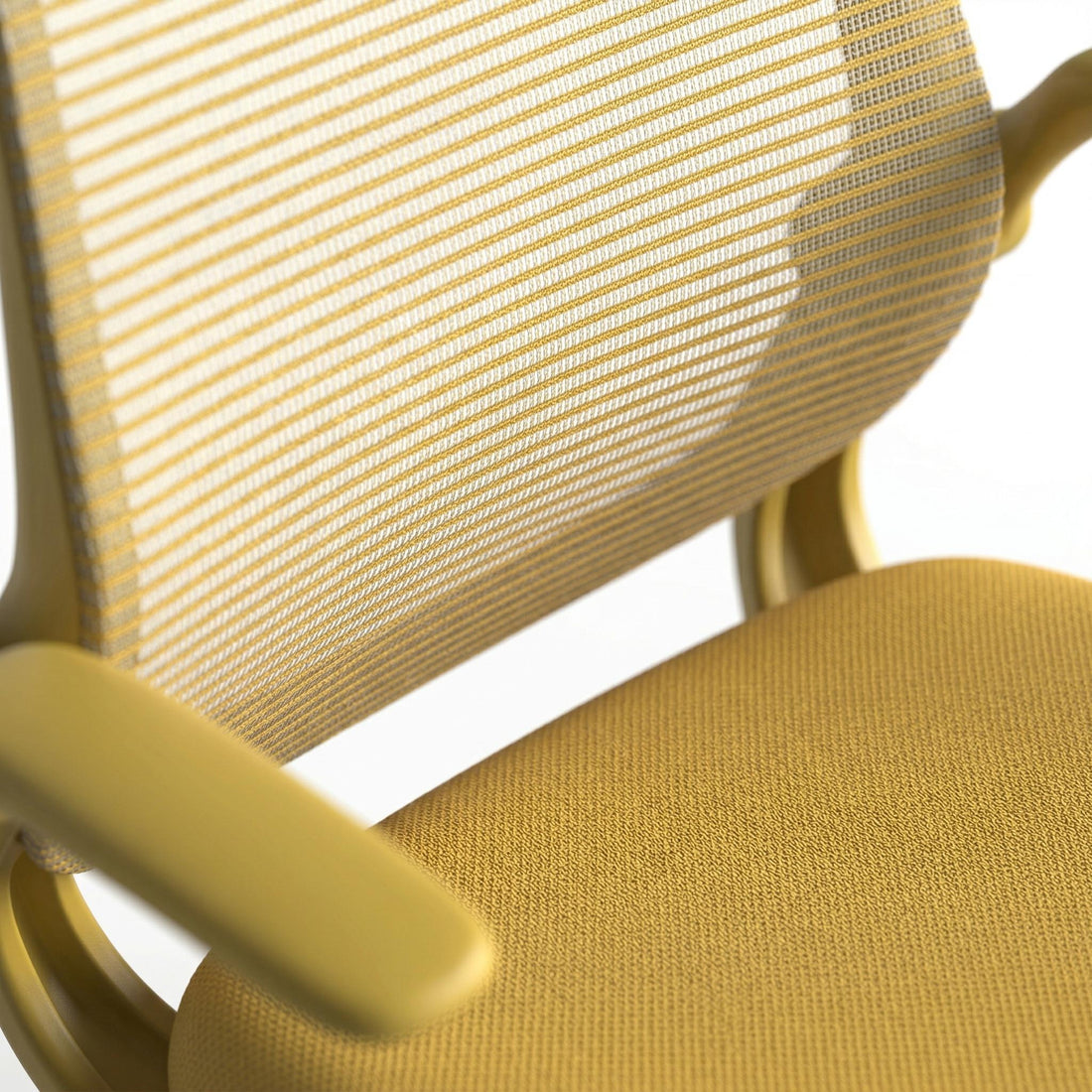 Striped Mesh Backrest