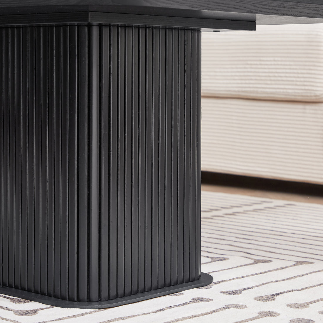 Fluted Pedestal Base