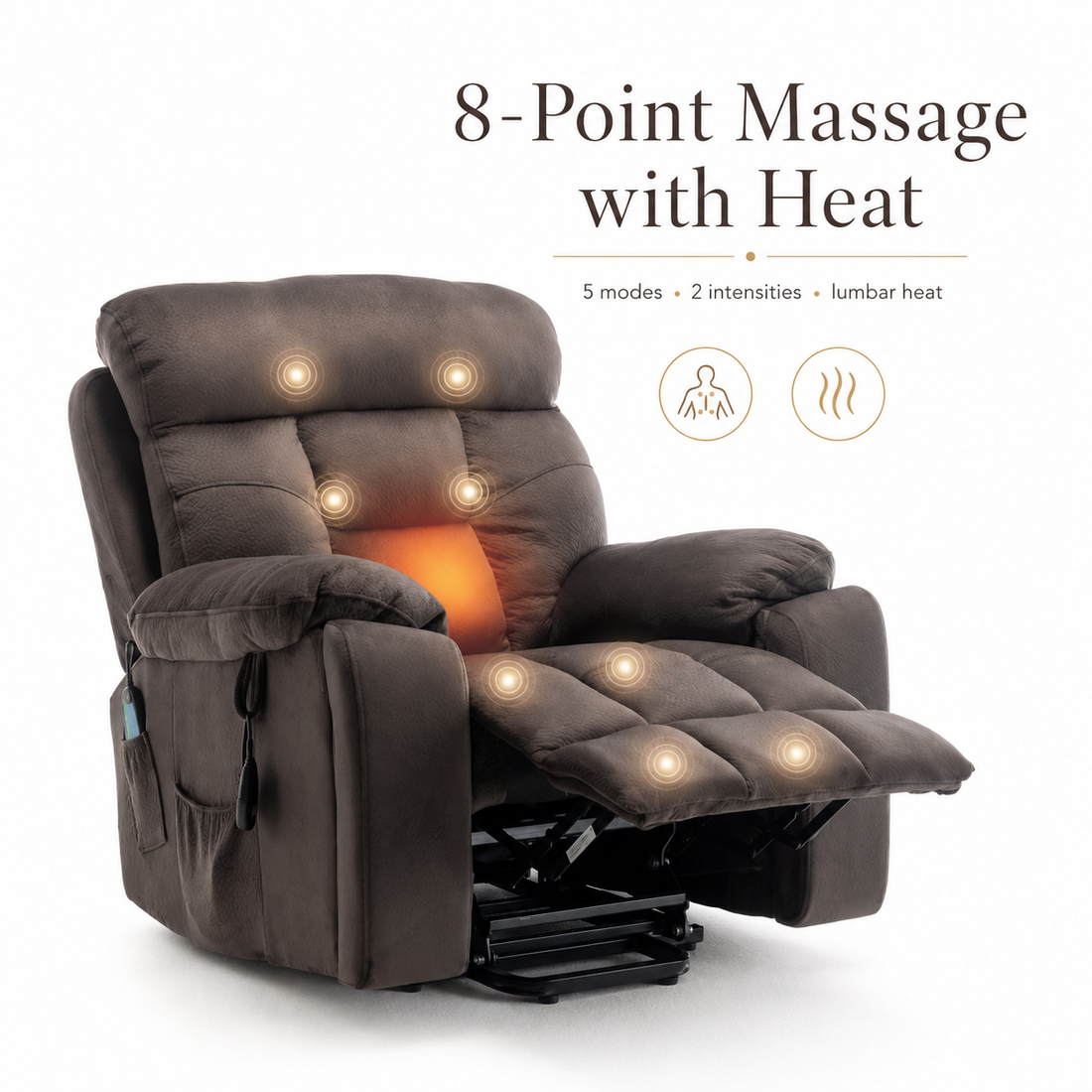 8-Point Massage with Heat