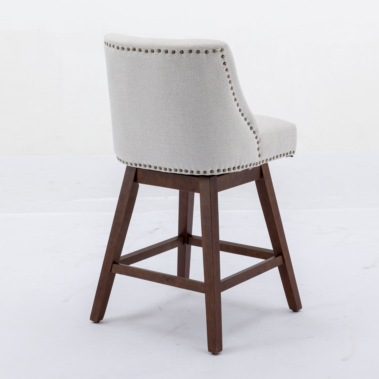 Chablis 26" Swivel Counter Height Upholstered Bar Stools Set of 2