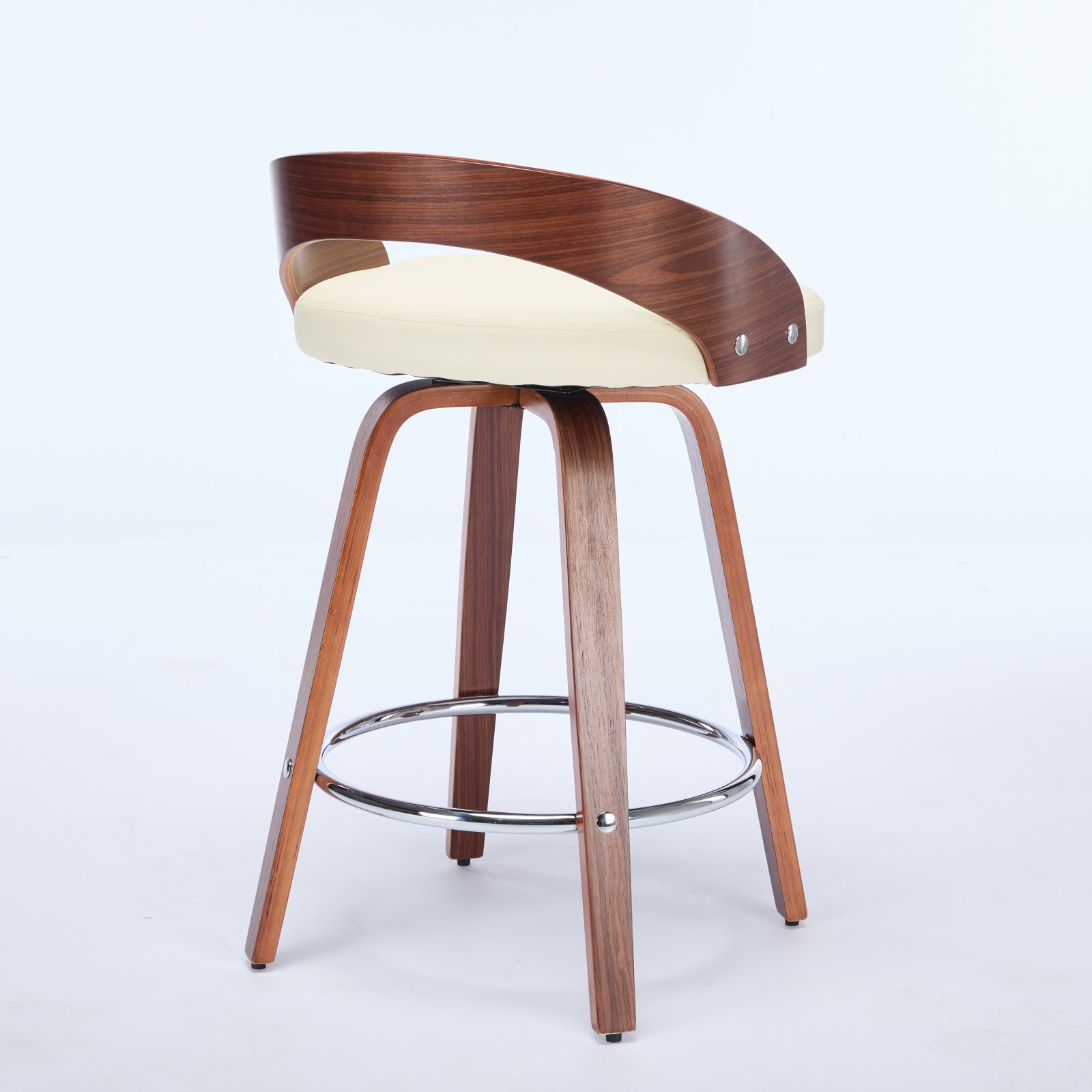 Barolo 25" Swivel Counter Height Bar Stools Set of 2