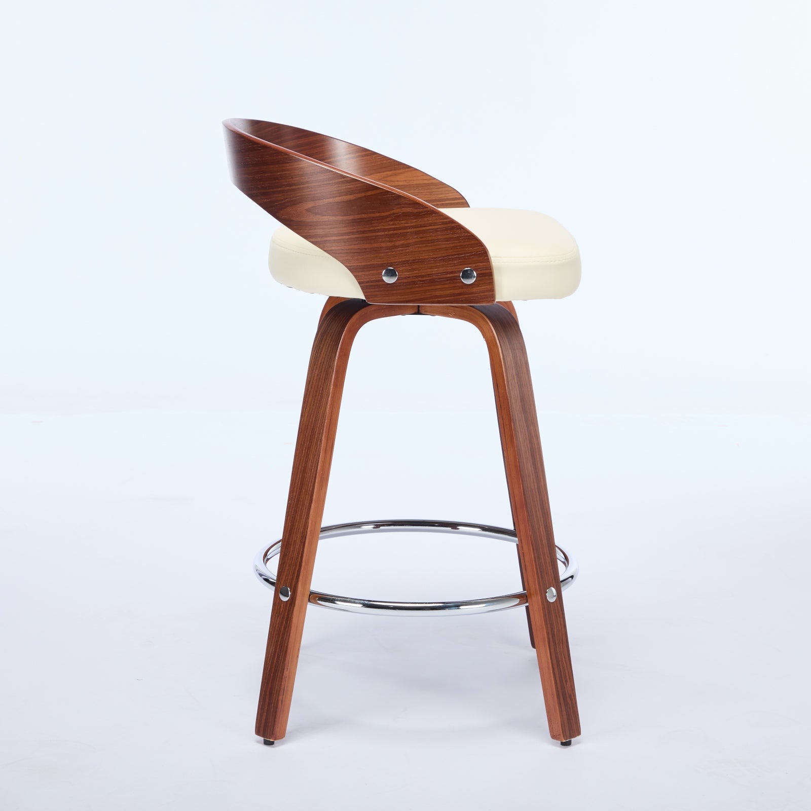 Barolo 25" Swivel Counter Height Bar Stools Set of 2