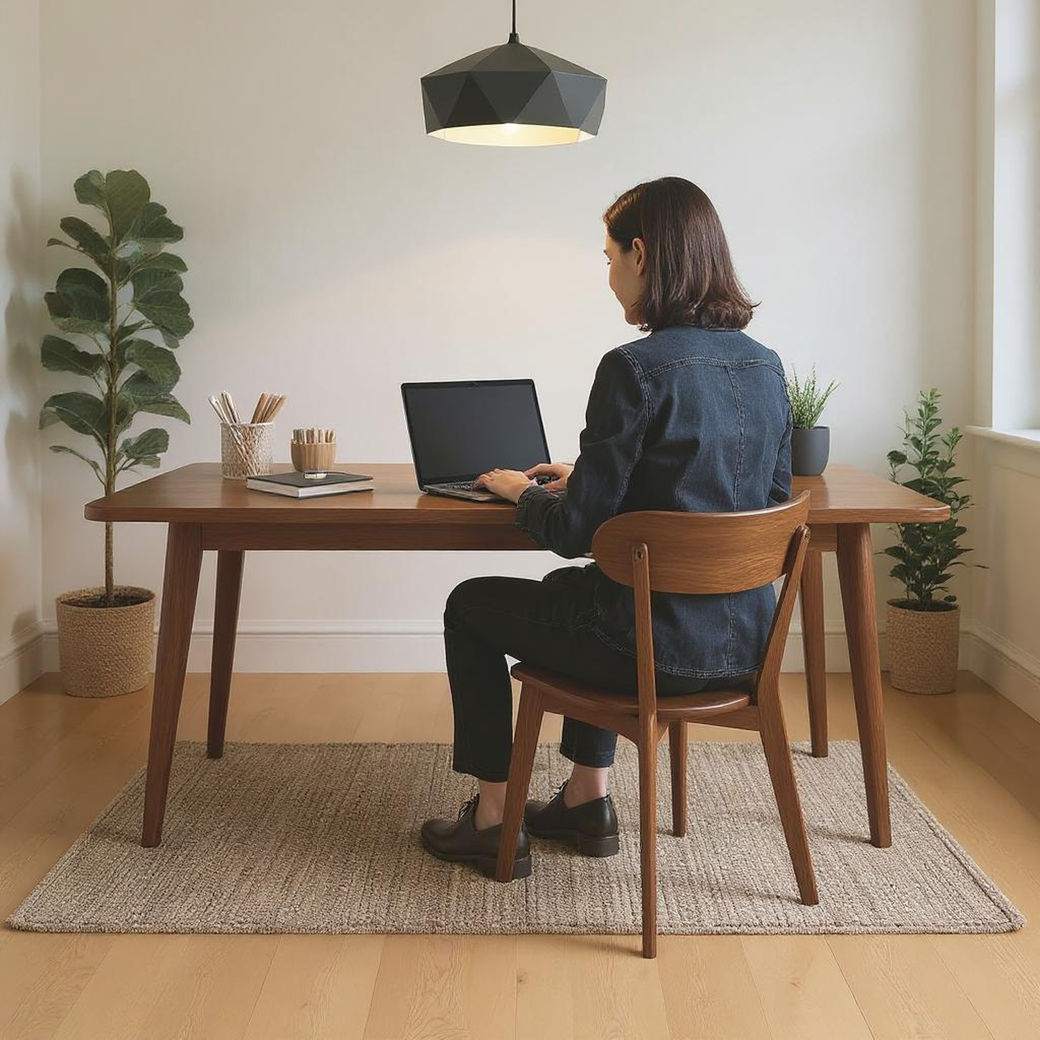 Mogan Solid Wood Dining Chair