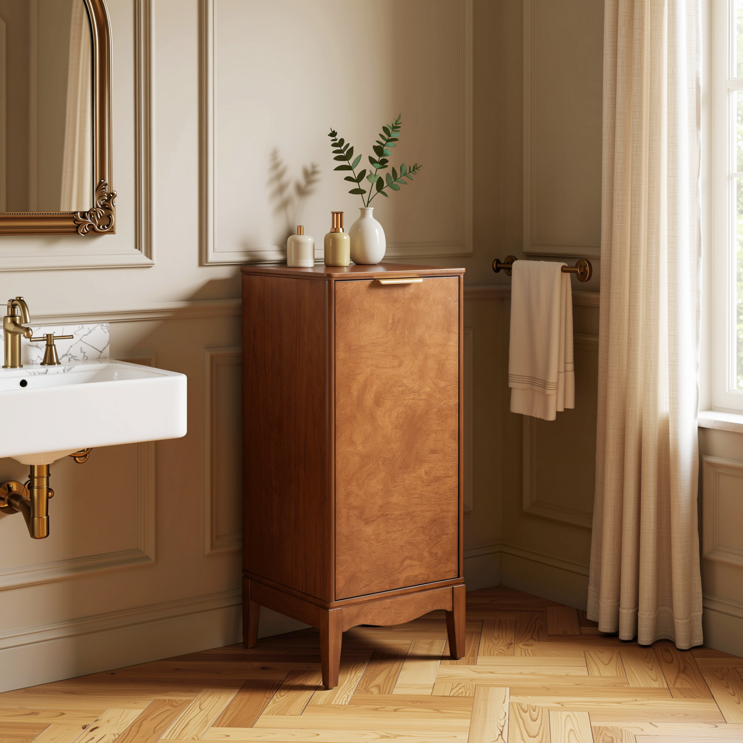 Gothenburg 36" Narrow Storage Cabinet