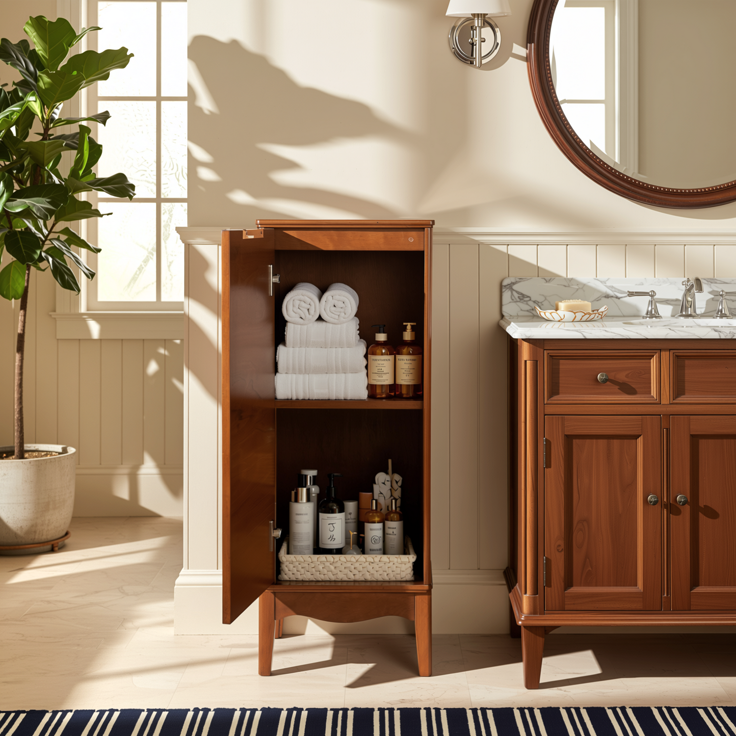 Gothenburg 36" Narrow Storage Cabinet