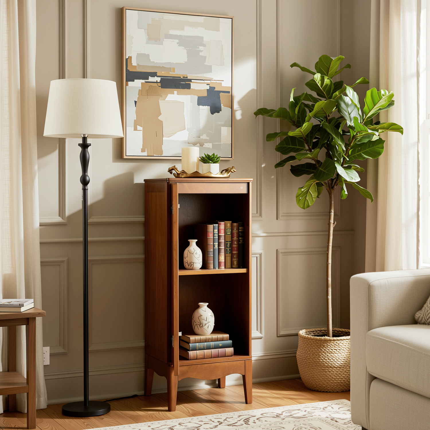 Gothenburg 36" Narrow Storage Cabinet