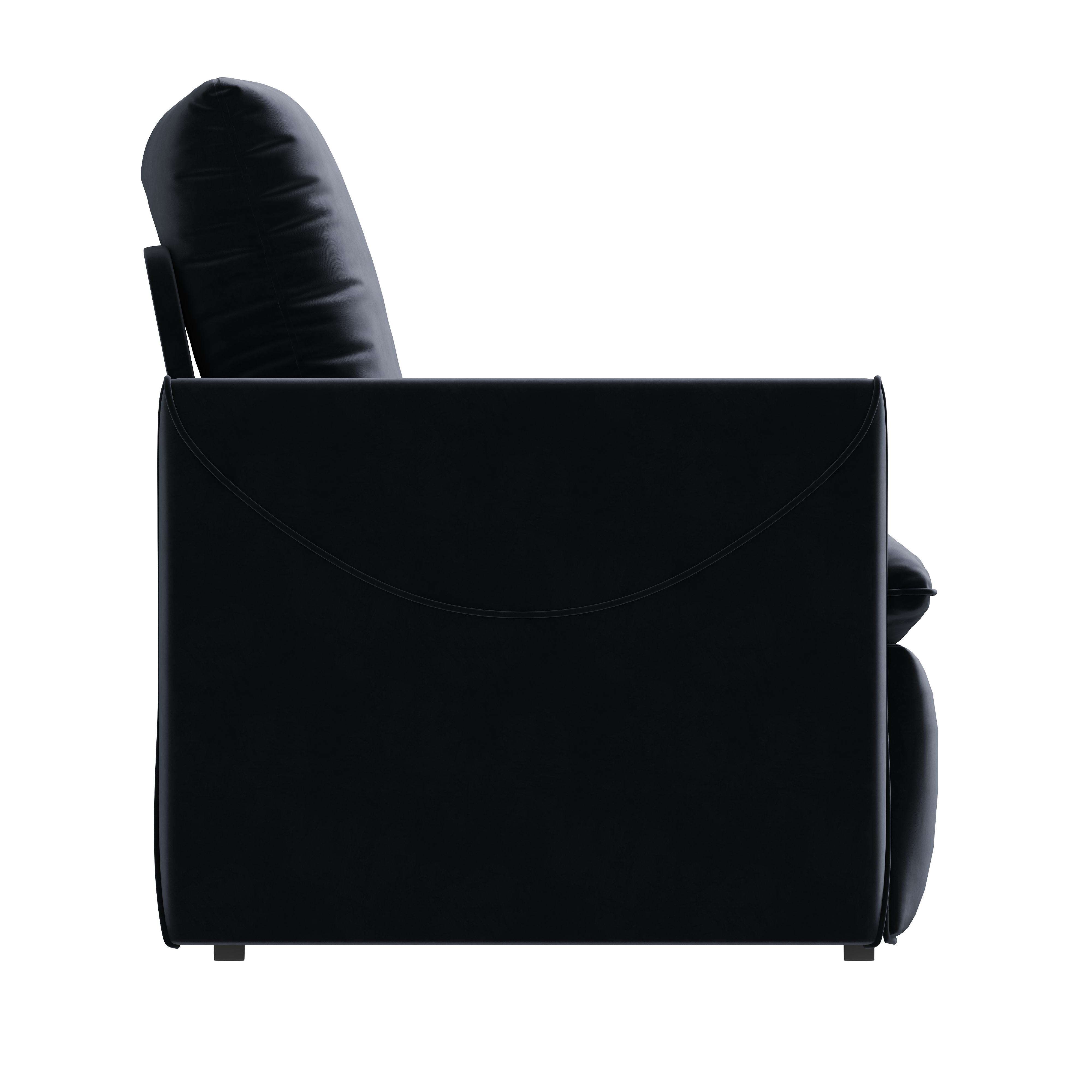 Tempe 71" Velvet Loveseat Sleeper Sofa Bed with Zippered Pillow Pads