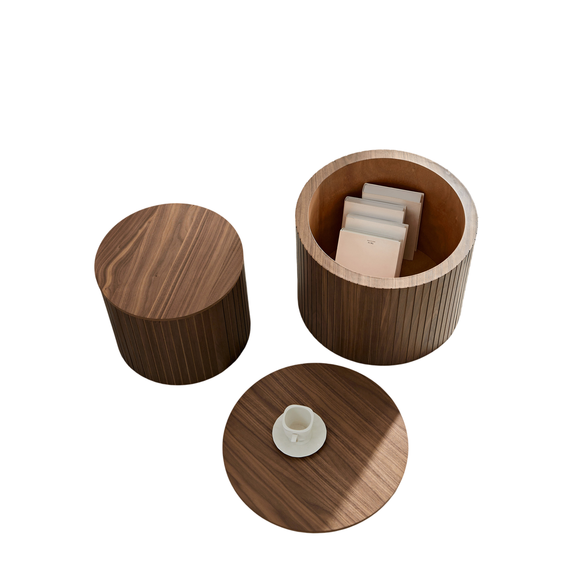 Seville 2 Piece Nesting Storage Table Set