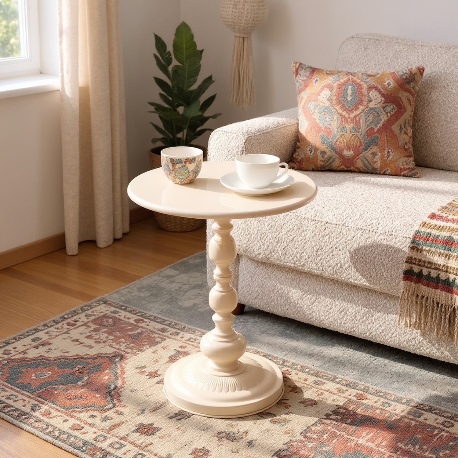 Lille Metal Round Side Table