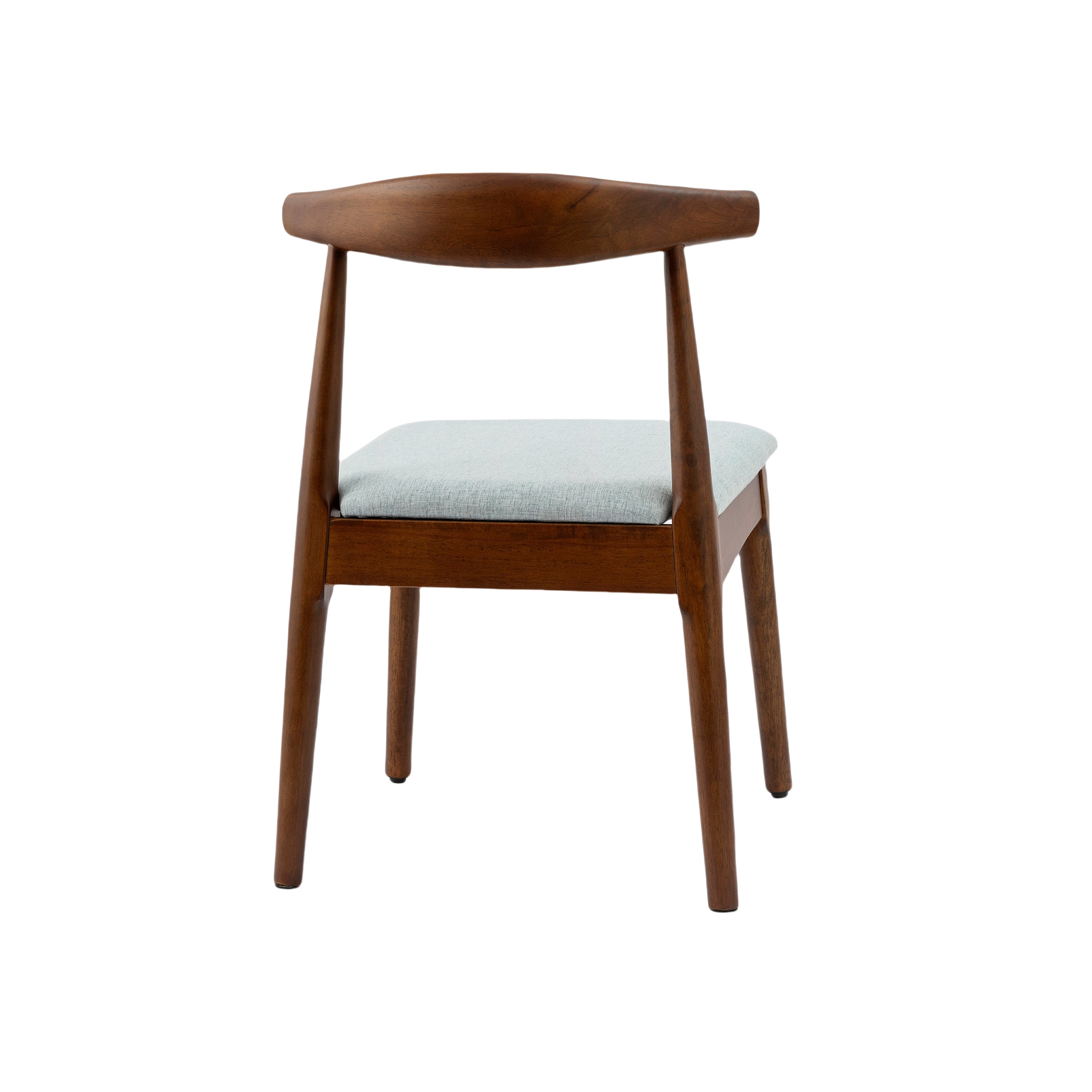 Tonle Mid-Century Upholstered Solid Wood Dining Chair Set of 2