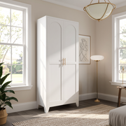 Elva 71" Lockable Storage Cabinet with Adjustable Shelves