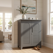 Linz 47" Lockable Metal Storage Cabinet with Adjustable Shelves