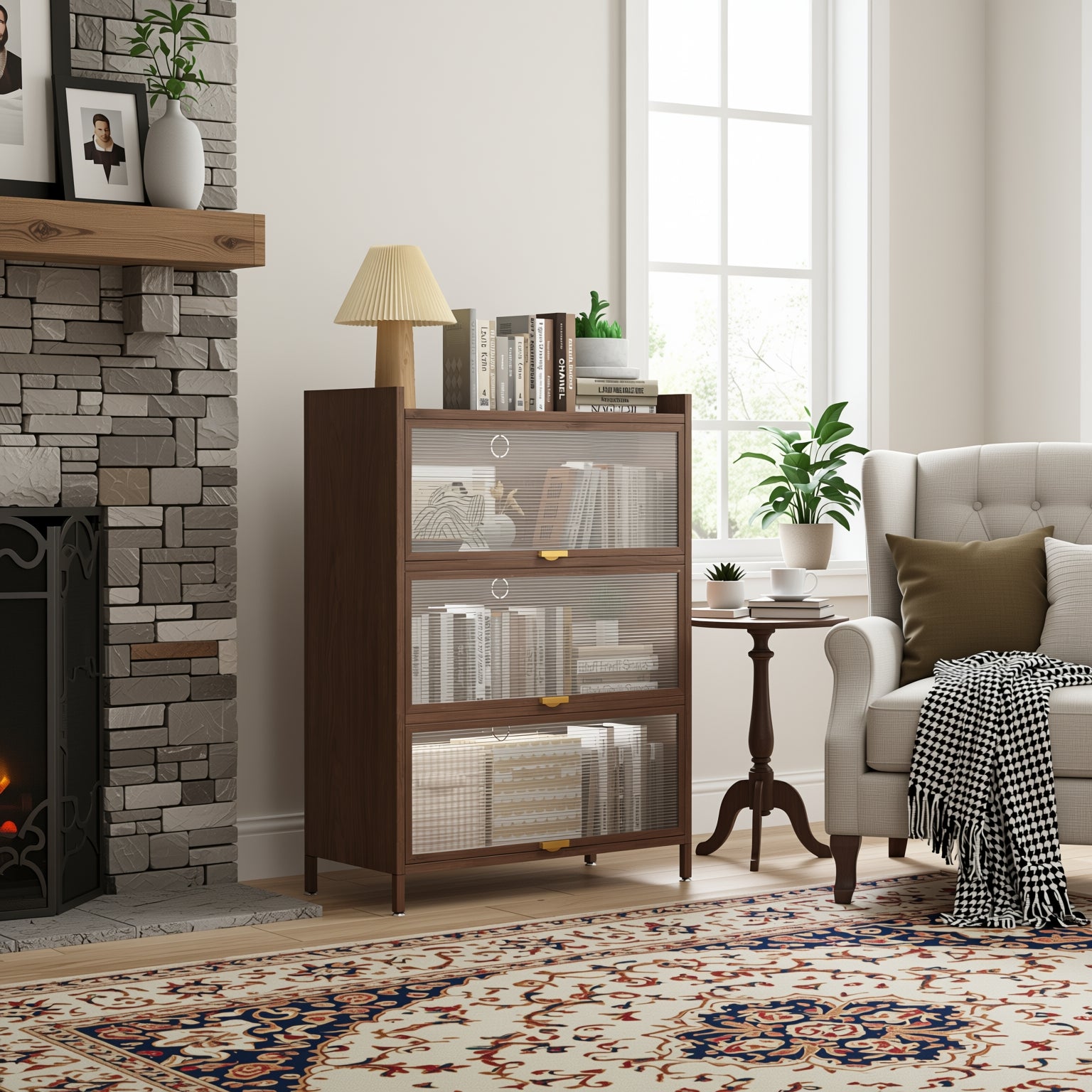 Lviv 44" Flip Door Storage Cabinet