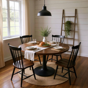 Avon 42" Natural Wood Round Dining Table