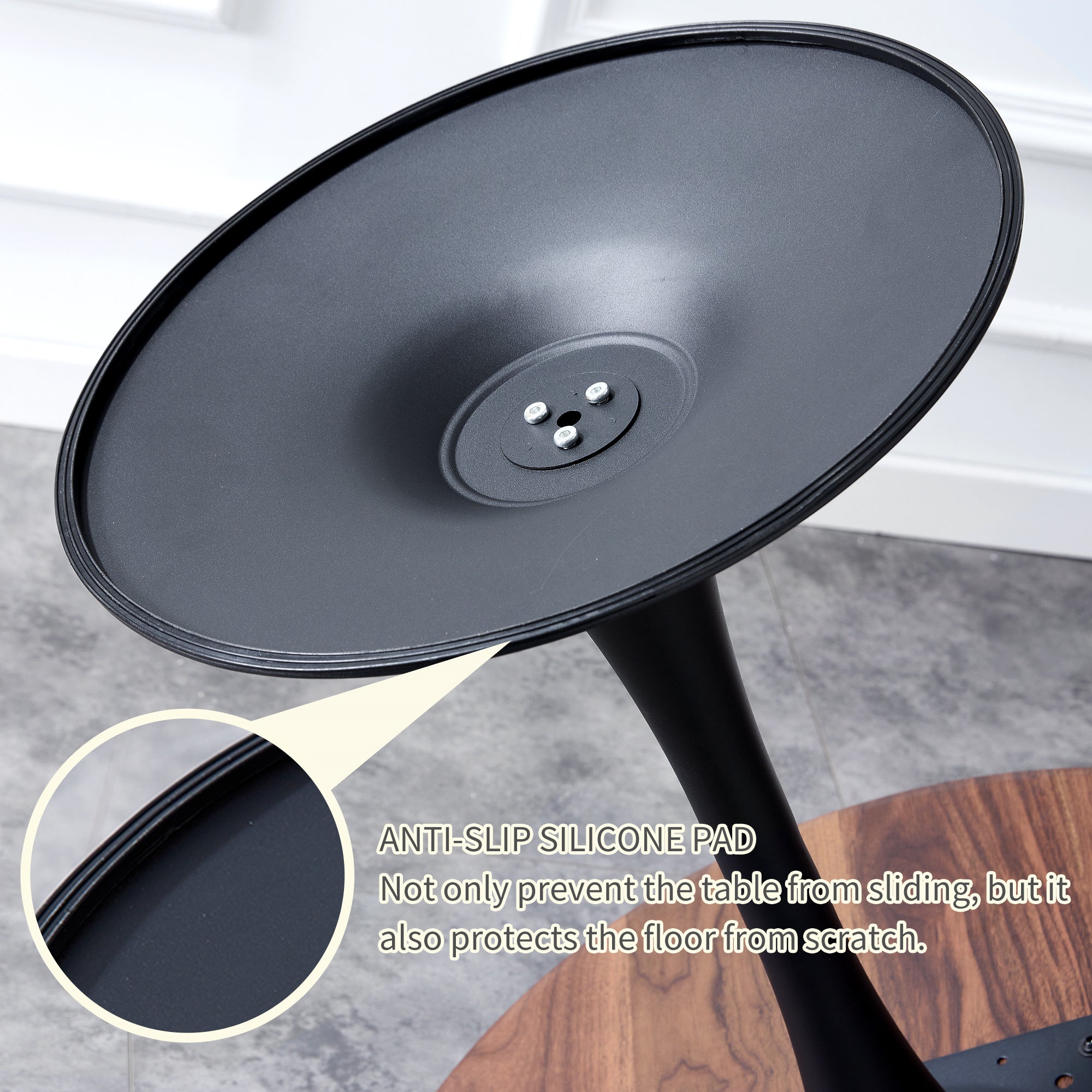 Avon 42" Natural Wood Round Dining Table