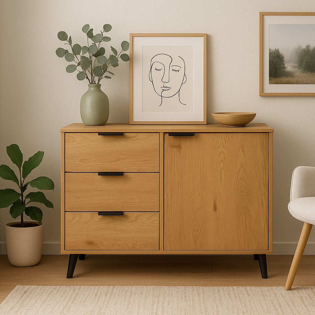 Zurich Storage Cabinet with 3 Drawers