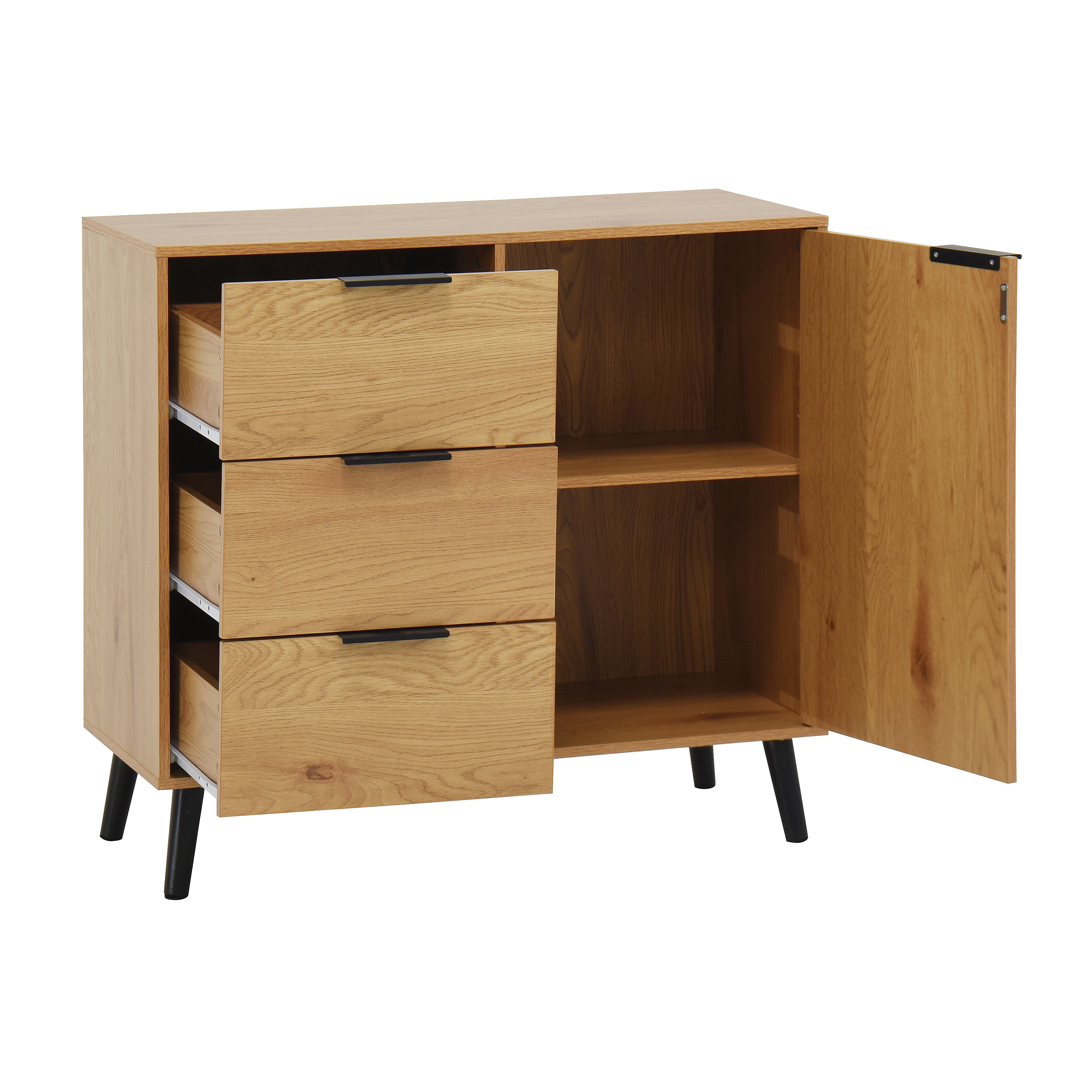 Zurich Storage Cabinet with 3 Drawers
