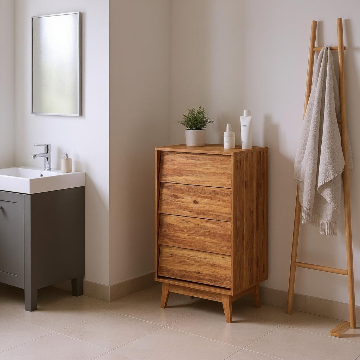Harlan 4-Drawer Chest Dresser