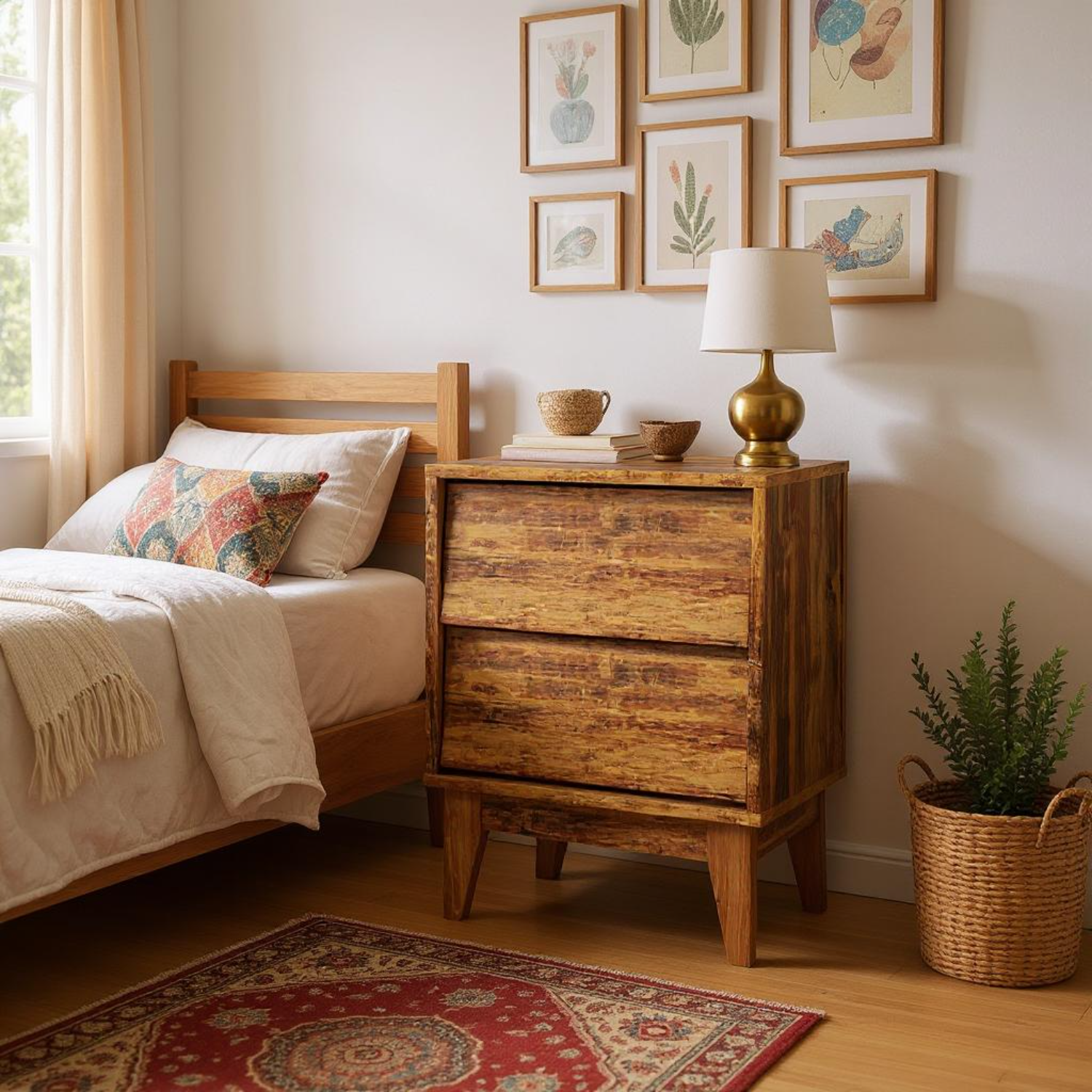 Harlan 2-Drawer Nightstand Set of 2