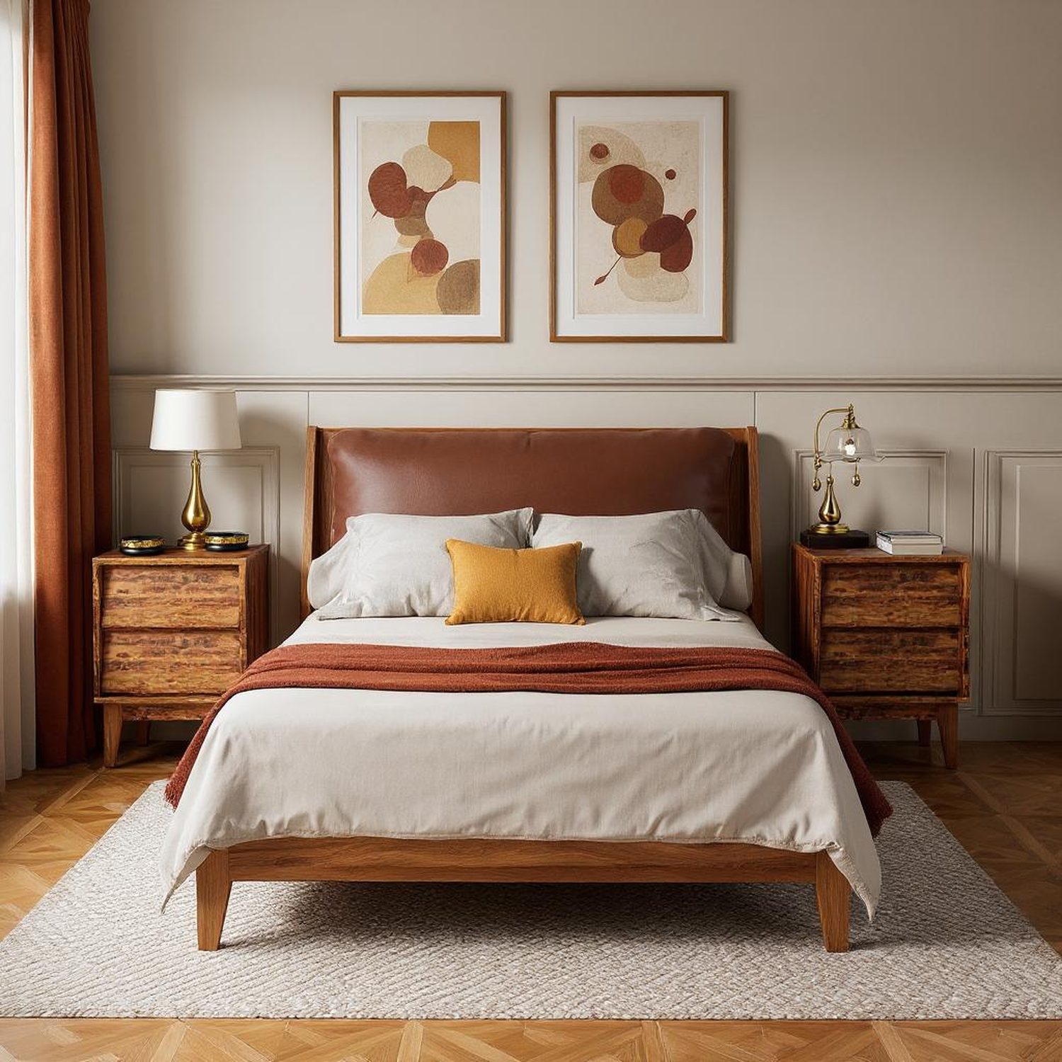 Harlan 2-Drawer Nightstand Set of 2