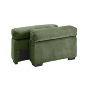 Sofa Armrests Corduroy-Green