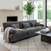Monterey 130" Extra Large 6-Seater Deep Seat Modular Sectional Sofa Cloud Couch