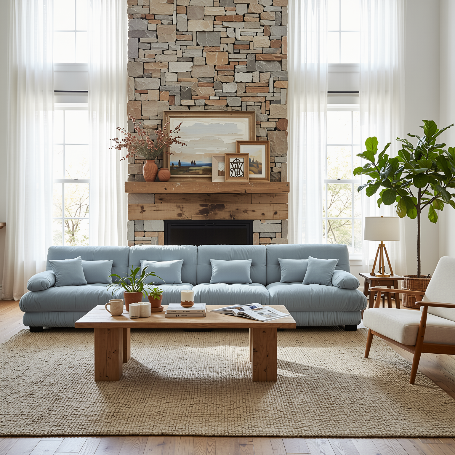 Monterey 173" Extra Large Modular Chenille Cloud Sectional Sofa with Bolstered Armrests