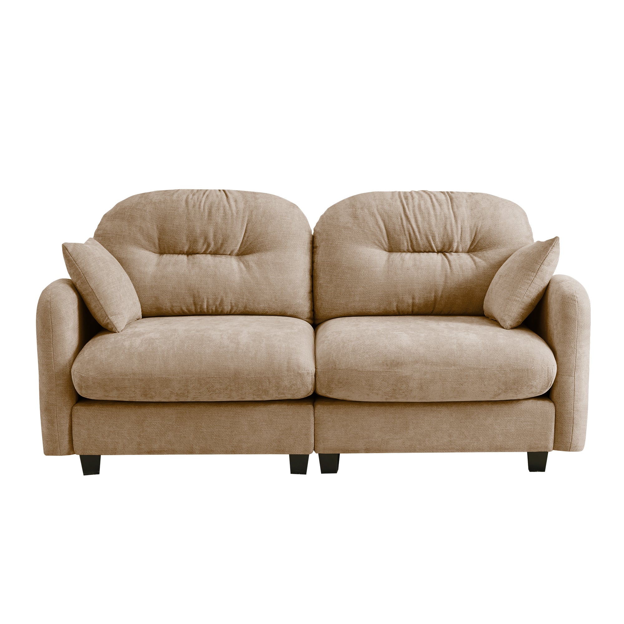 Roselyn 74" Modular Chenille Cloud Loveseat Sofa with Tufted Cushion Backrest