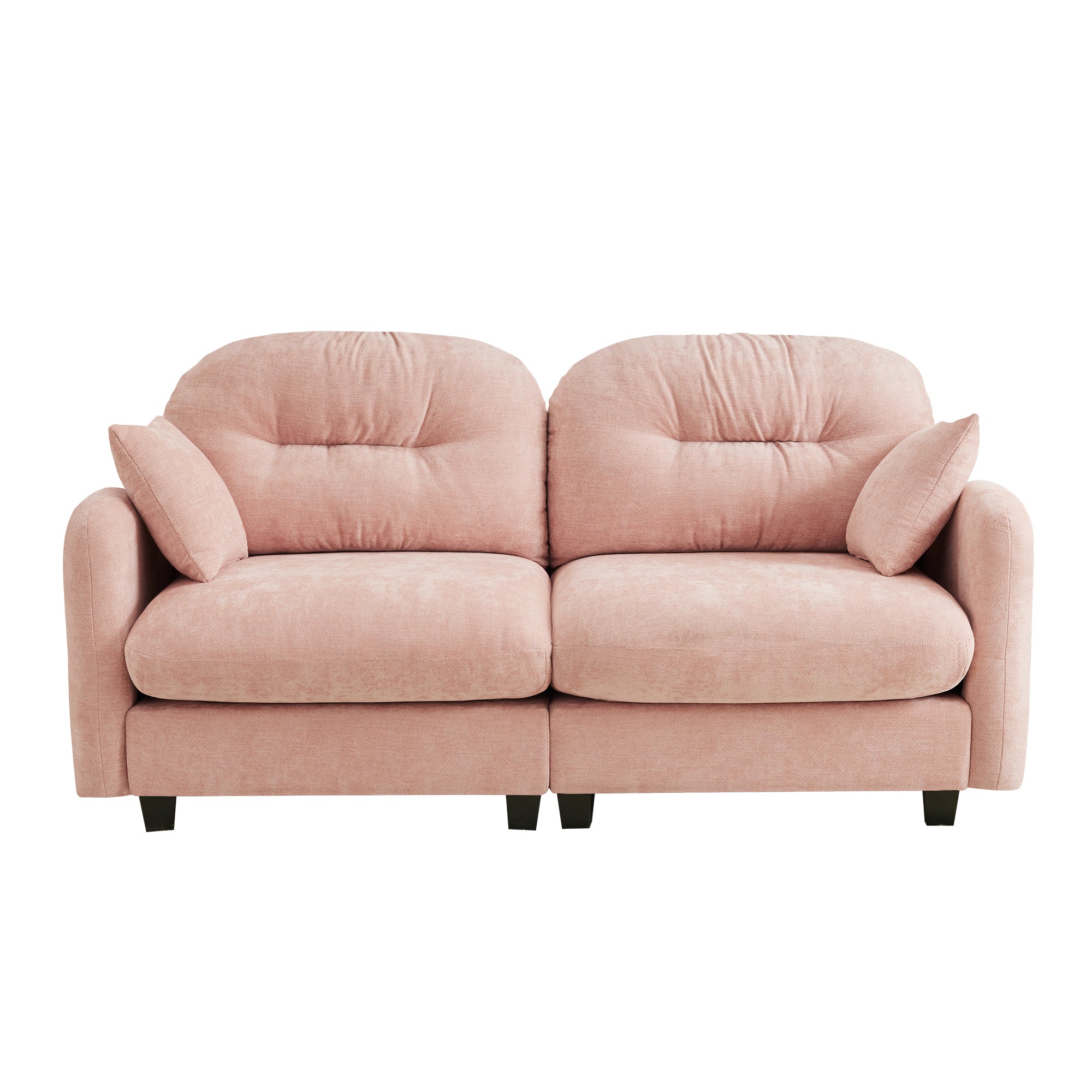 Roselyn 74" Modular Chenille Cloud Loveseat Sofa with Tufted Cushion Backrest