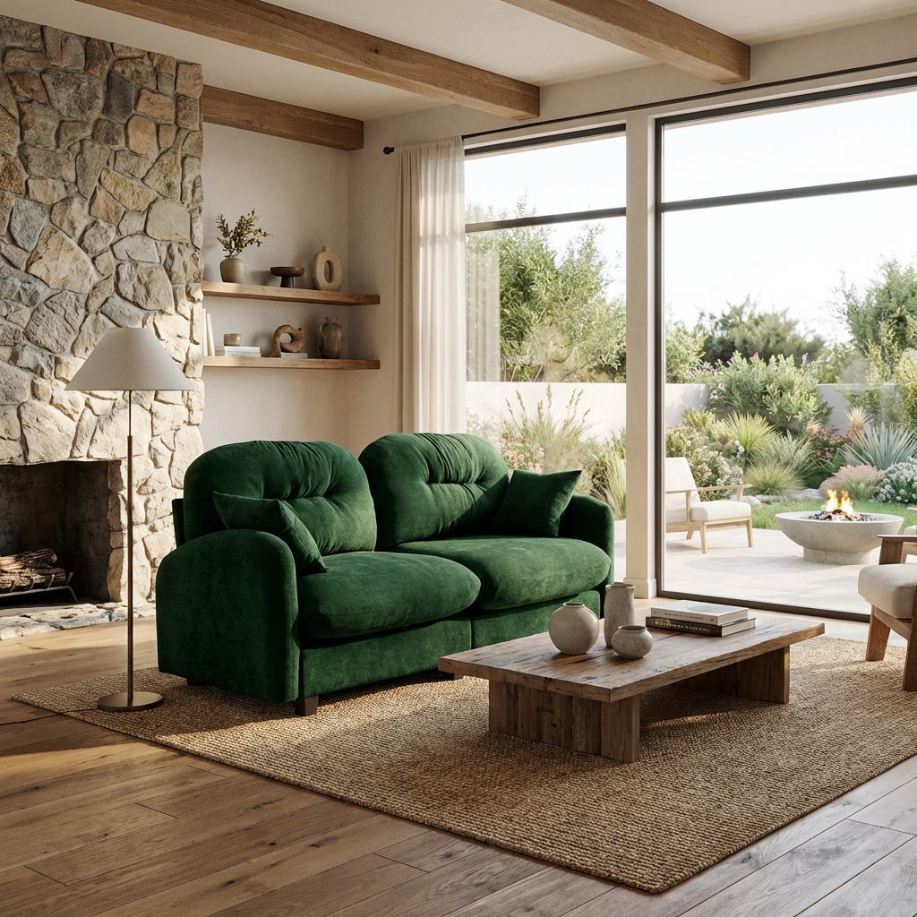 Roselyn 74" Modular Chenille Cloud Loveseat Sofa with Tufted Cushion Backrest