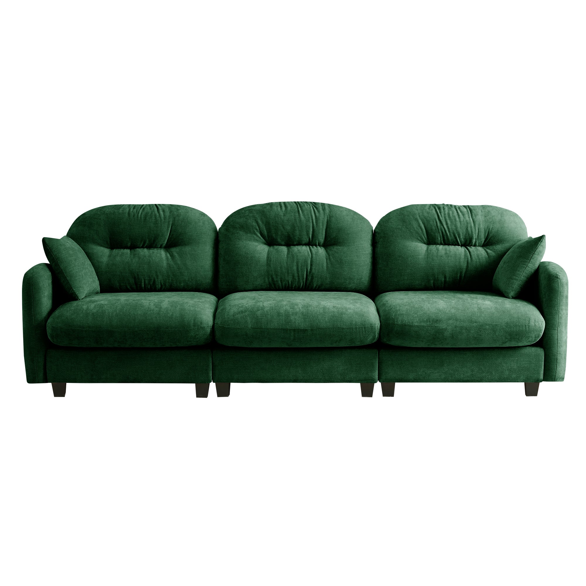 Roselyn 107" Modular Chenille Cloud 3-Seater Sofa with Elegant Armrests